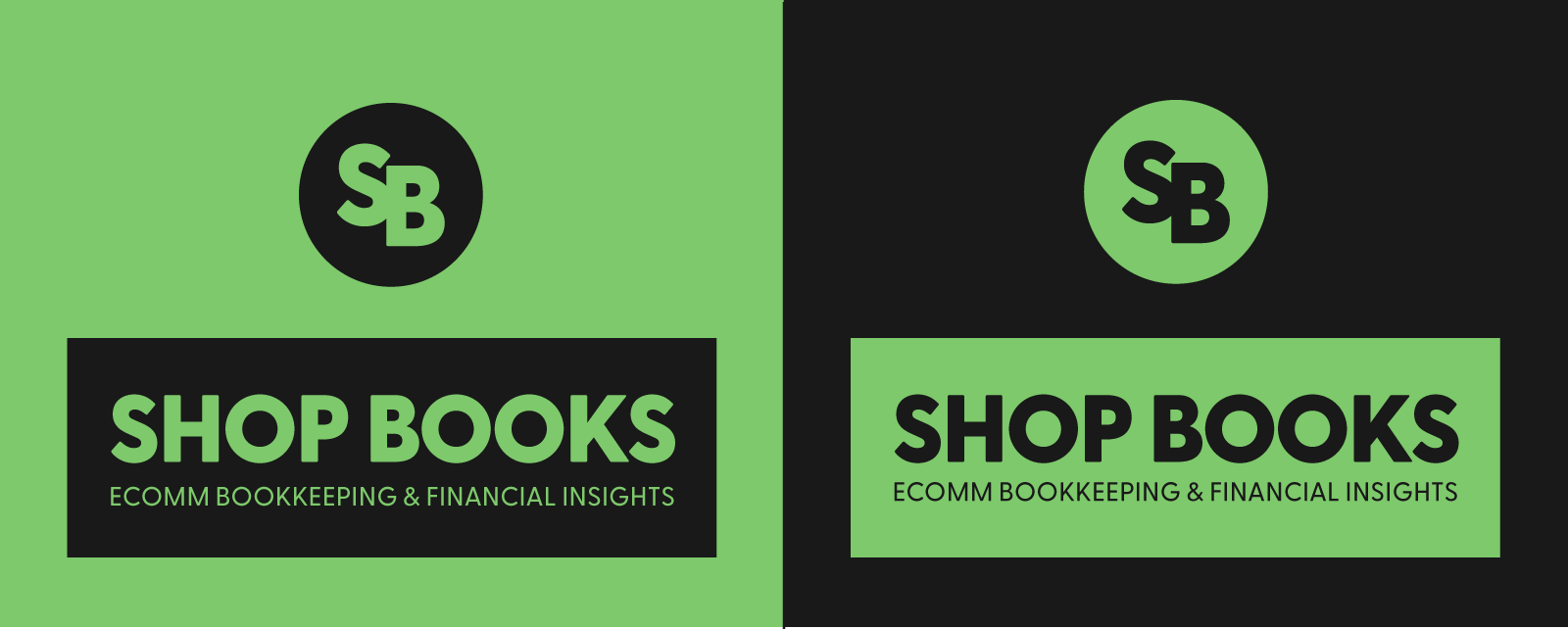 ShopBooks Logo Set