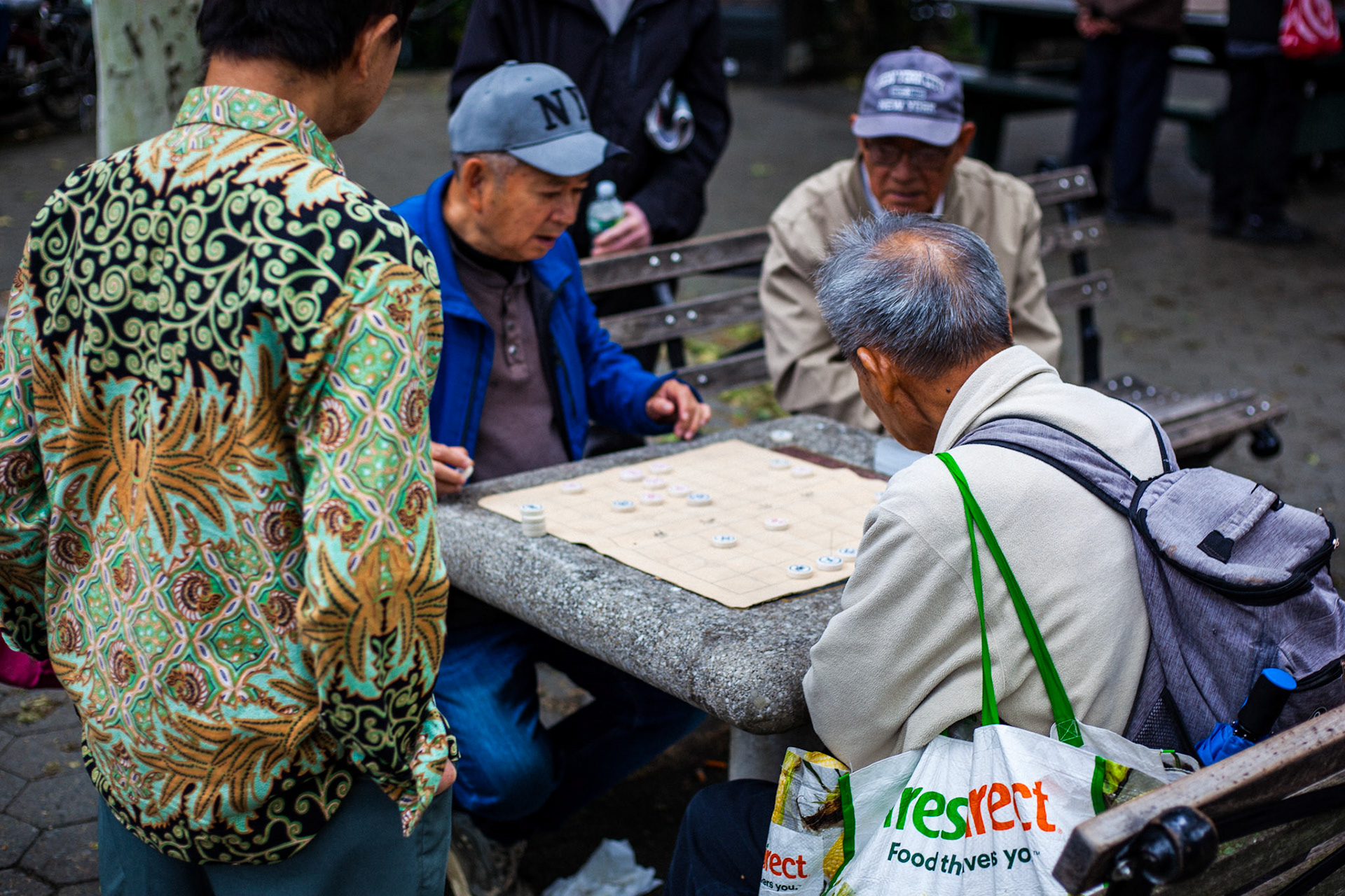 Chinese Chess, Chinatown, Manhattan NY.