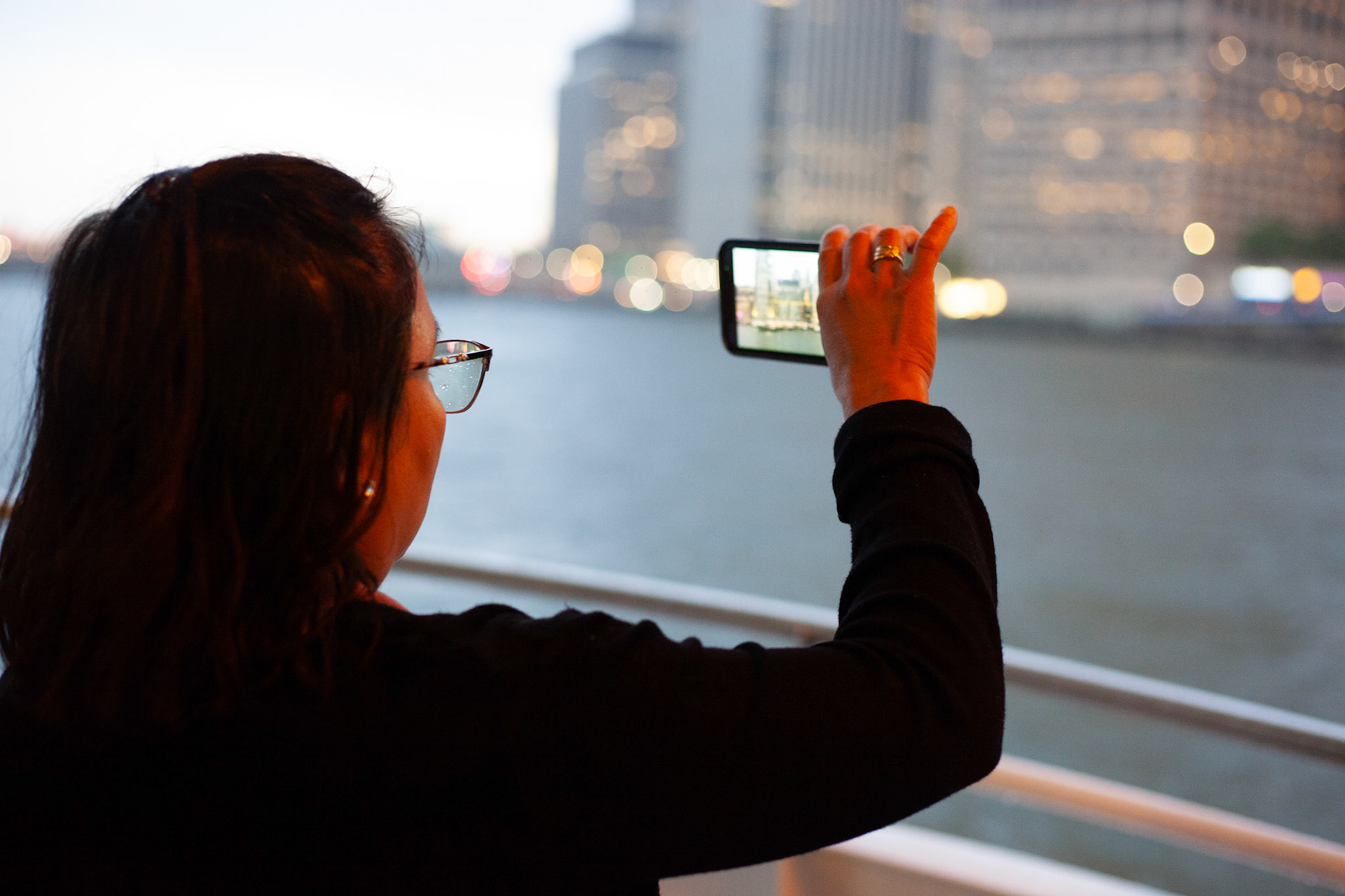 Cecile on River Cruise.