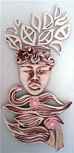 Porcelain on glass panel