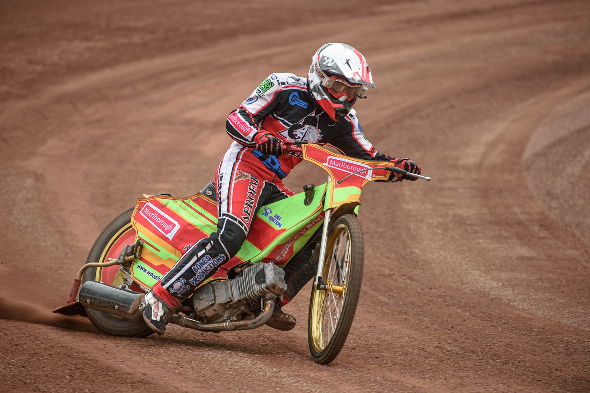 Photo: Ian CharlesBen Woodhull in actionBelle Vue Press &amp; Practice Day, National Speedway Stadium, Manchester Thursday  13  May  2021