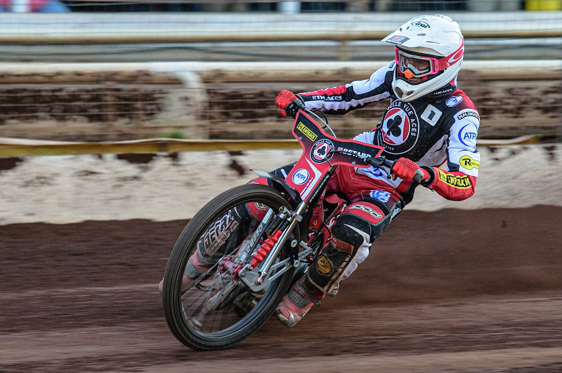 SHEFFIELD, UK. MAY 26TH Max Fricke  in action  for Belle Vue ATPI Aces   during the SGB Premiership match between Sheffield Tigers and Belle Vue Aces at Owlerton Stadium, Sheffield on Thursday 26th May 2022. (Credit: Ian Charles | MI News)