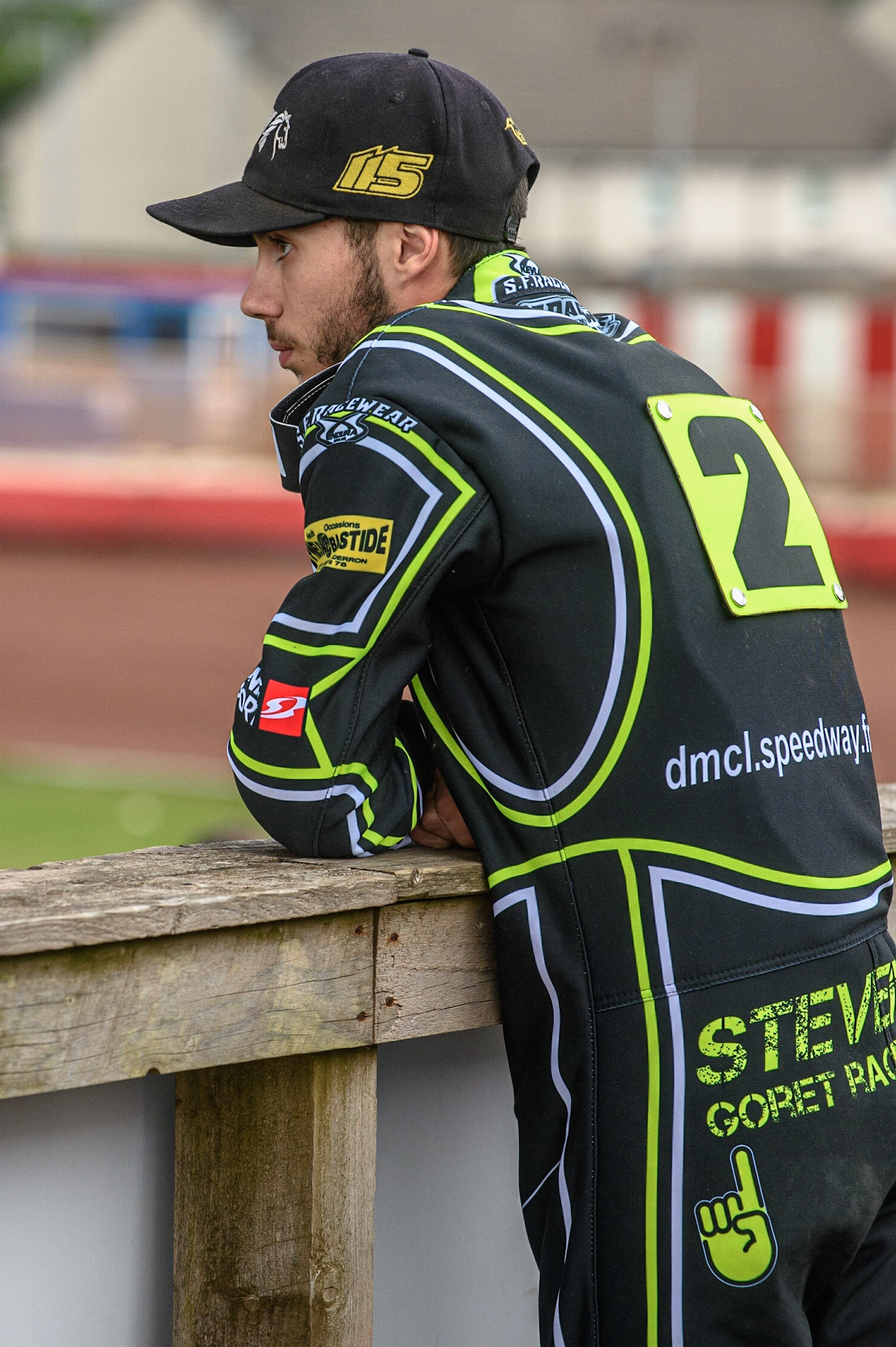 GLASGOW, UK. JUNE 19TH.  Steven Goret (France) during the FIM Speedway Grand Prix Qualifying Round at the Peugeot Ashfield Stadium, Glasgow on Saturday 19th June 2021. (Credit: Ian Charles | MI News)