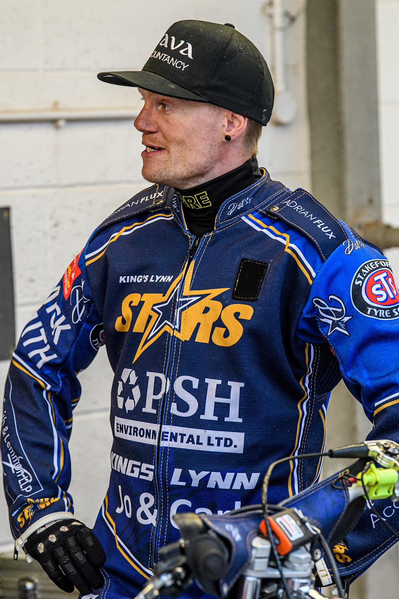 King Lynn Stars' Michael Palm Toft during the Rowe Motor Oil Premiership match between Belle Vue Aces and King's Lynn Stars at the National Speedway Stadium, Manchester on Monday 20th May 2024. (Photo: Ian Charles | MI News)