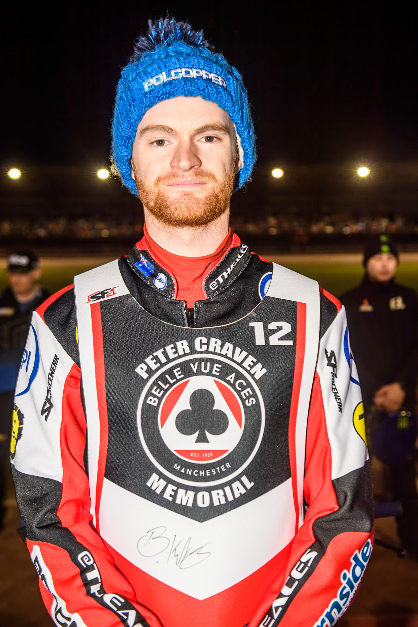 Australia's Brady Kurtz during the Peter Craven Memorial Trophy meeting at the National Speedway Stadium, Manchester on Monday 18th March 2024. (Photo: Ian Charles | MI News)