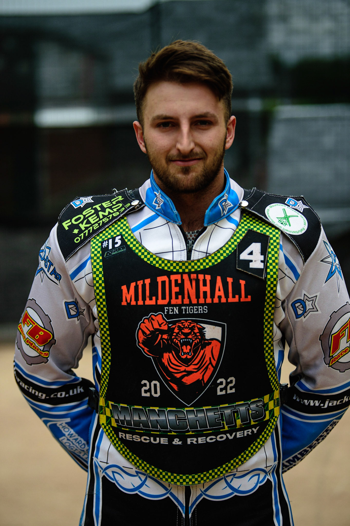 Jack Kingston   - Mildenhall Manchettes Fen Tigers  during the National Development League match between Belle Vue Colts and Mildenhall Fens Tigers at the National Speedway Stadium, Manchester on Friday 15th July 2022. (Credit: Ian Charles | MI News)