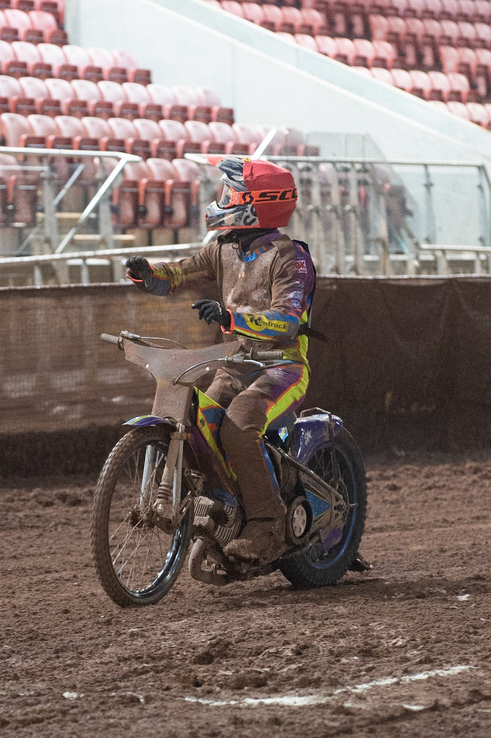 Photo: Ian CharlesRory Schlein  after his win in the British FinalSports Insure British Speedway Championship Final, National Speedway Stadium, Manchester Monday  28  September  2020