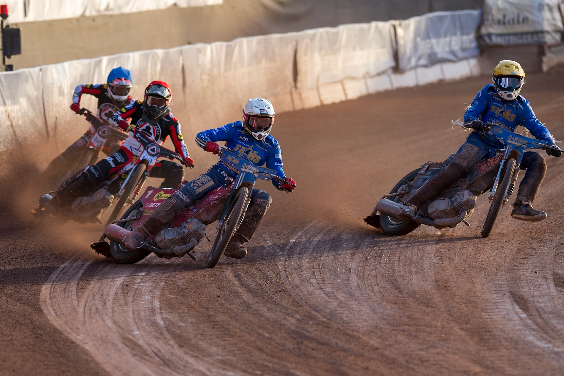 during the Rowe Motor Oil Premiership match between Belle Vue Aces and King's Lynn Stars at the National Speedway Stadium, Manchester on Monday 10th August 2026. (Photo: Ian Charles | MI News)