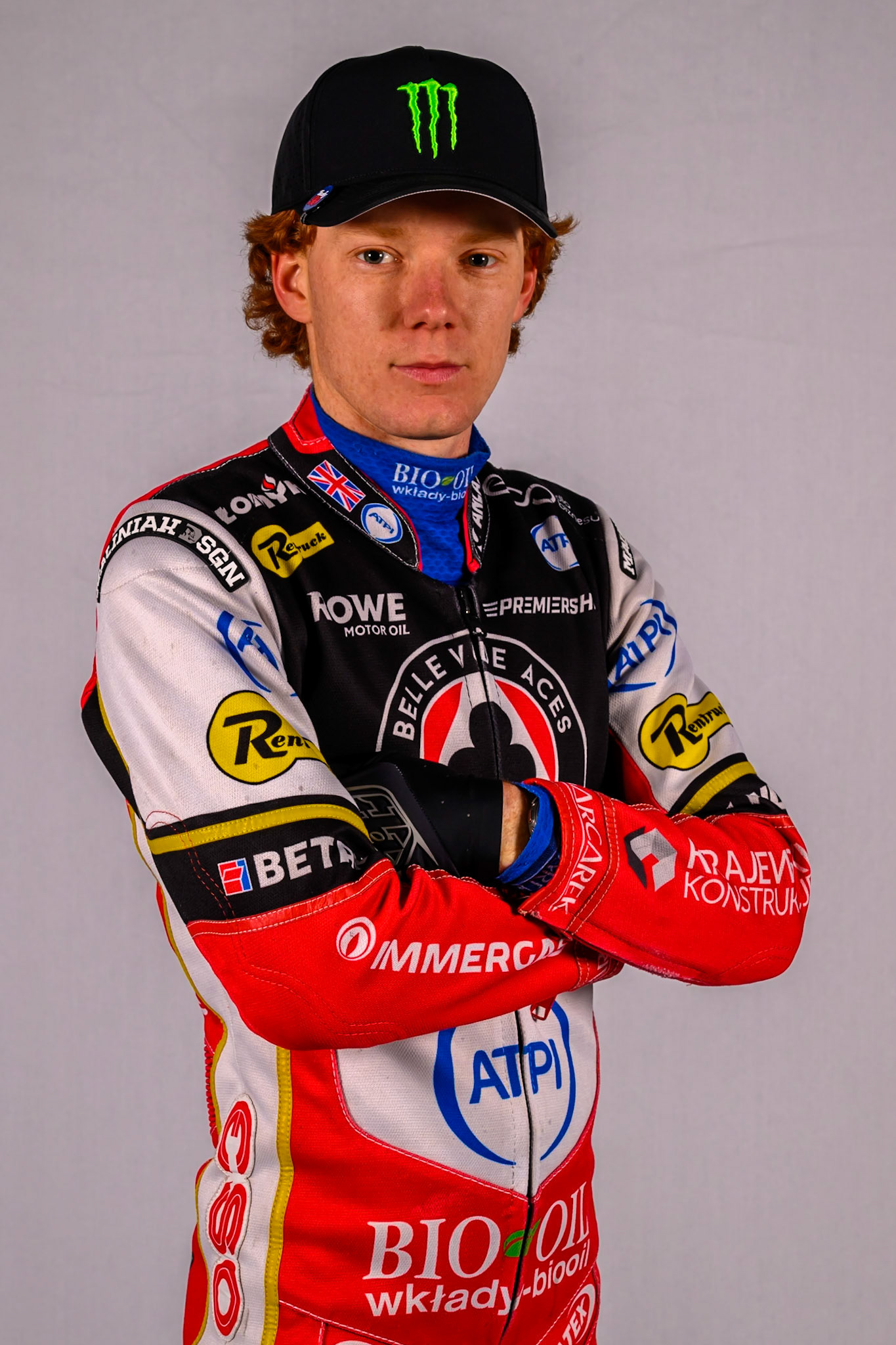Dan Bewley of Belle Vue Aces during the Belle Vue Aces Media Day at the National Speedway Stadium, Manchester on Wednesday 11th March 2026. (Photo: Ian Charles | MI News)