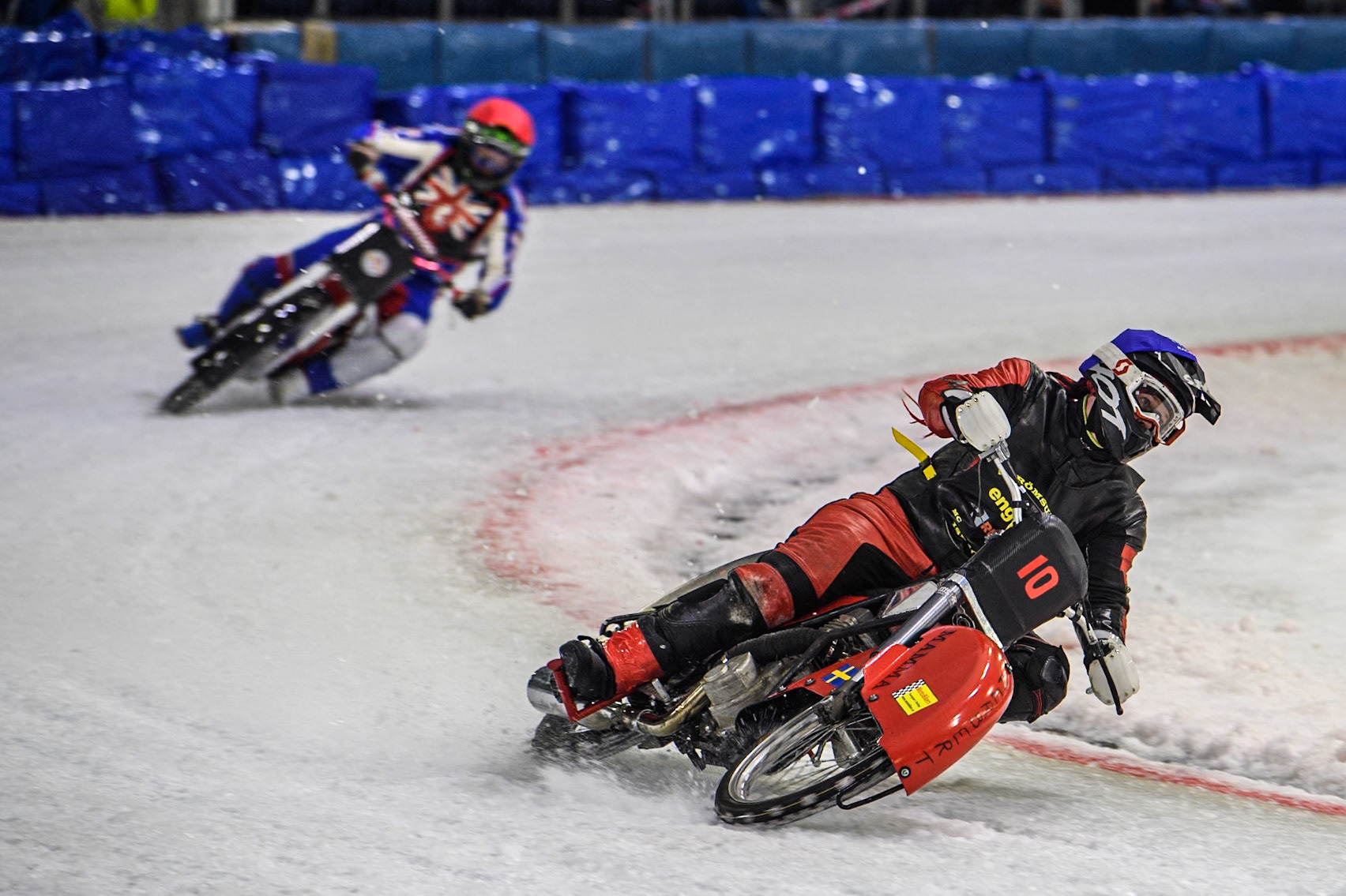 Annica Karlsson of Sweden in action during the Roelof Thijs Bokaal, Ice Rink Thialf, Heerenveen, Netherlands on Friday 4th April 2025. (Photo: Ian Charles | MI News)