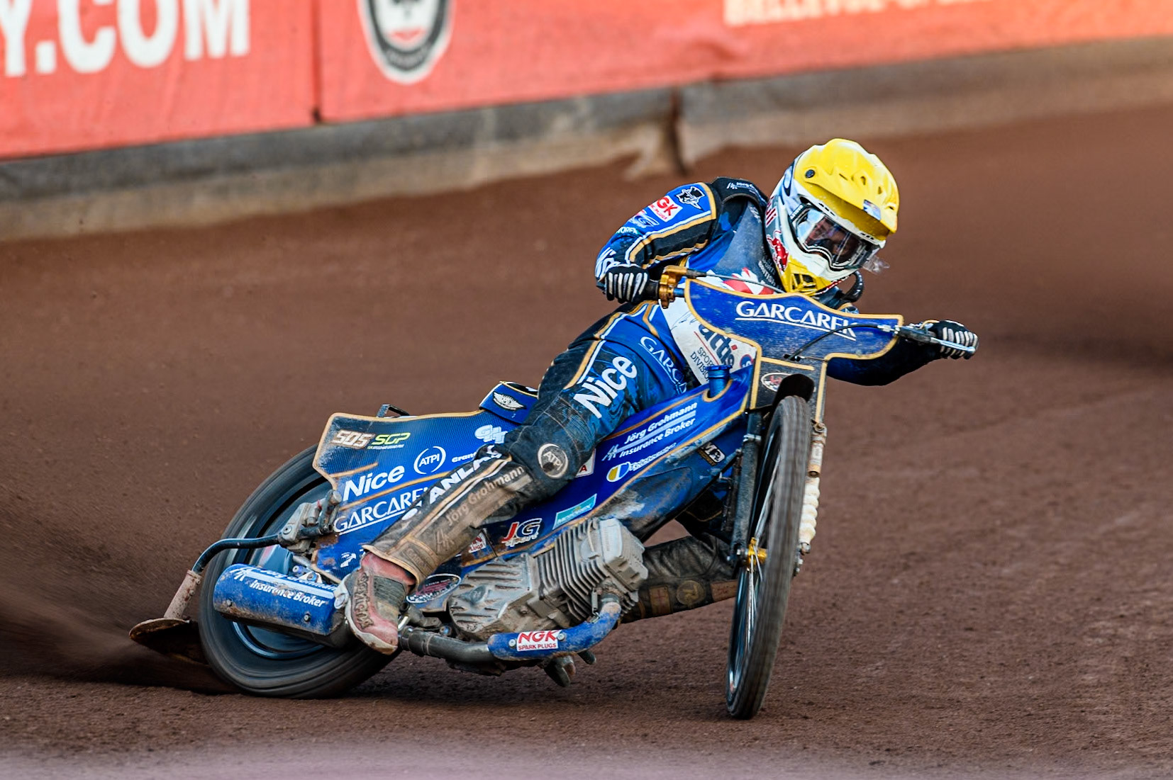 Robert Lambert in action during the Attis Insurance Sports Division British Speedway Championship Final at the National Speedway Stadium, Manchester on Saturday 8th June 2024. (Photo: Ian Charles | MI News)