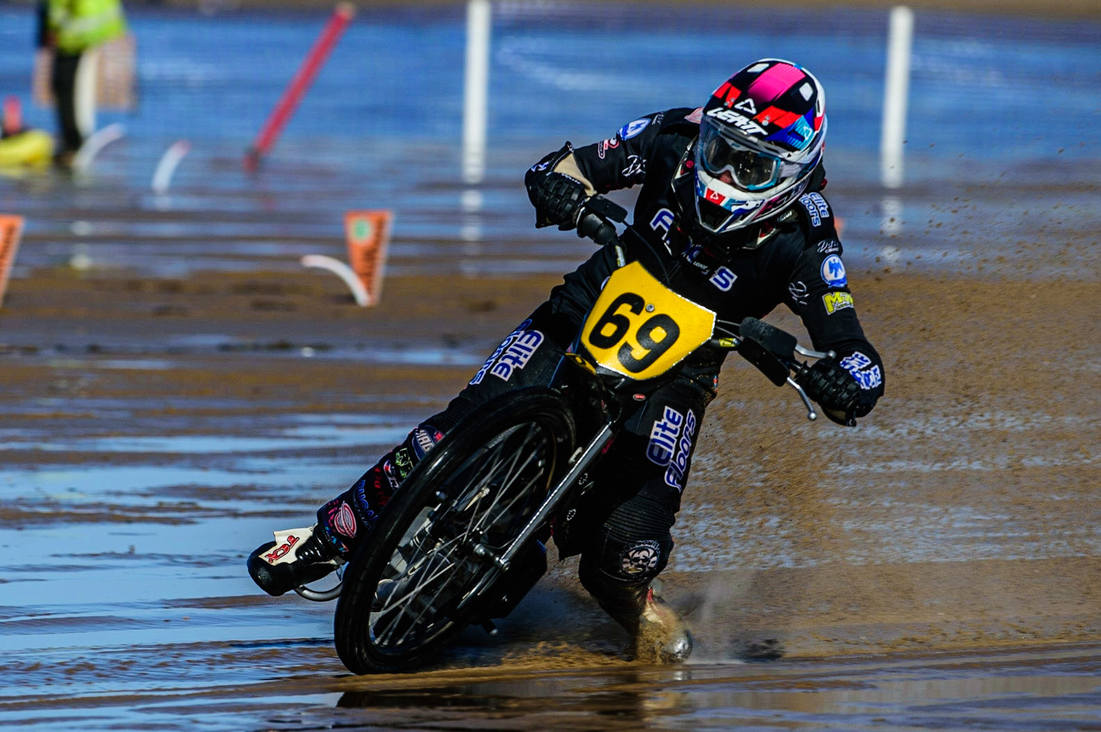 Chad Wirtzfeld (69) in action  during the Fylde ACU British Sand Racing Masters Championship on  Sunday 2nd October 2022. (Credit: Ian Charles | MI News)