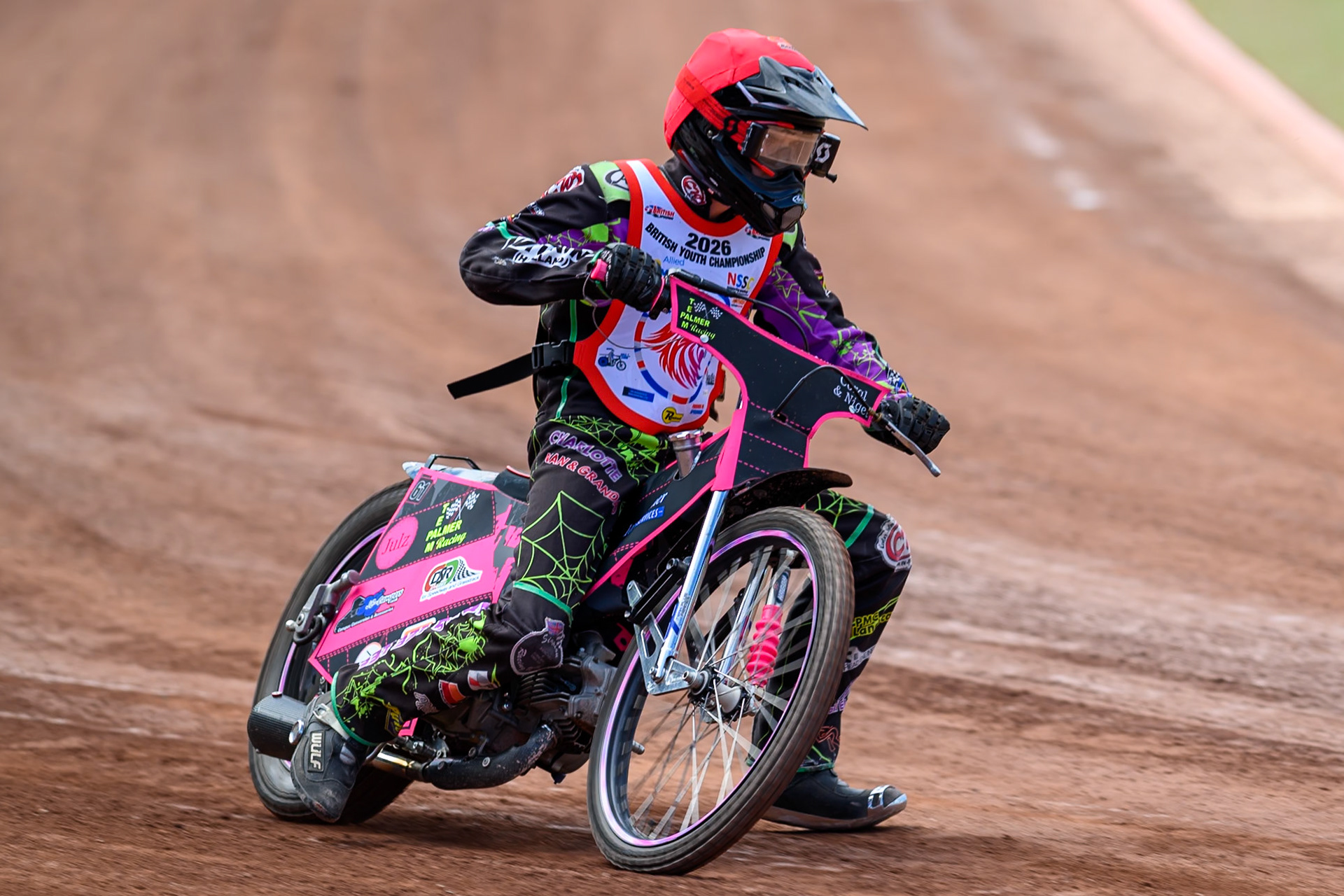125cc SUPPORT CLASS John Cox (13) in action during the British Youth Championship (125cc) at the National Speedway Stadium, Manchester on Sunday 19th July 2026. (Photo: Ian Charles | MI News)