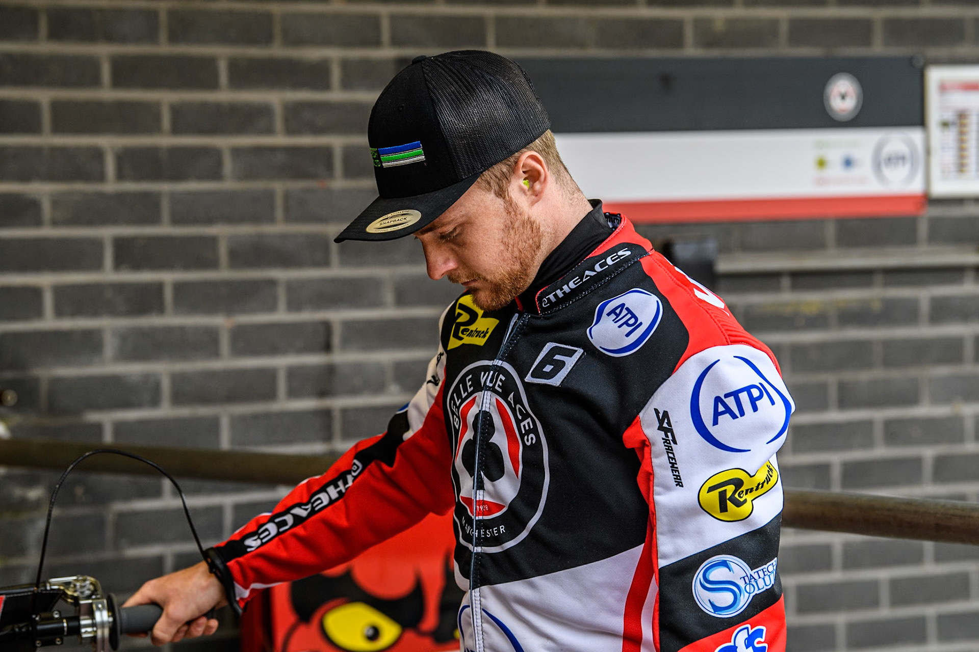 Belle Vue Aces' Connor Mountain  during the Rowe Motor Oil Premiership match between Belle Vue Aces and Birmingham Brummies at the National Speedway Stadium, Manchester on Monday 6th May 2024. (Photo: Ian Charles | MI News)