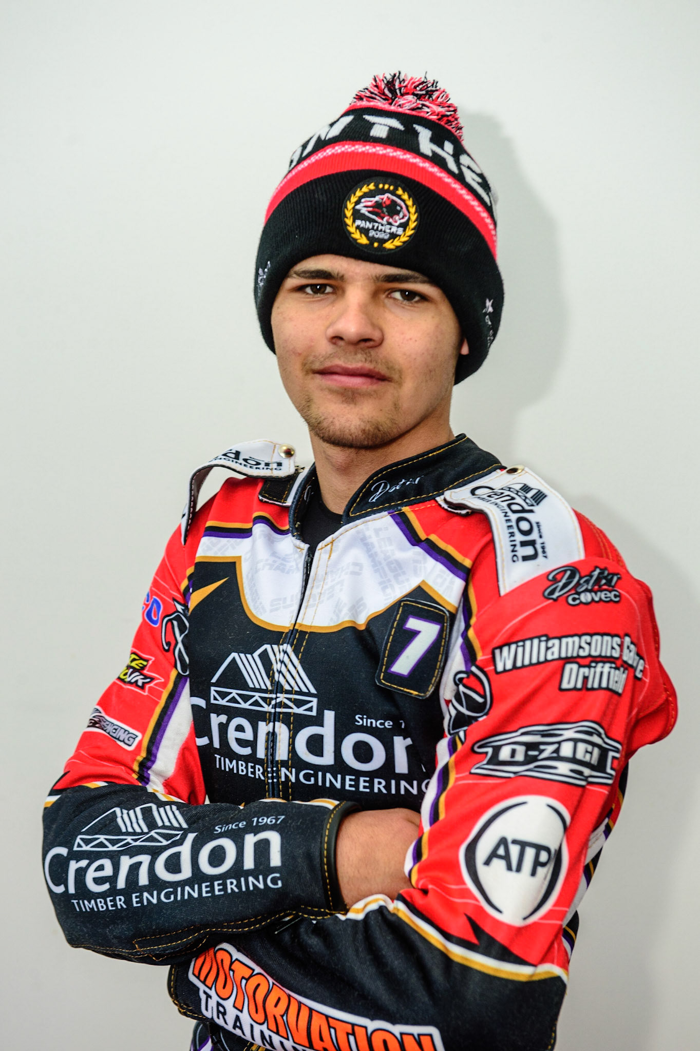 MANCHESTER, UK. APRIL 12TH: Jordan Palin, Peterborough Panthers Rising Star at the Discovery Networks Eurosport Speedway Season Launch at the National Speedway Stadium, Manchester on Tuesday 12th April 2022 (Credit: Ian Charles | MI News)