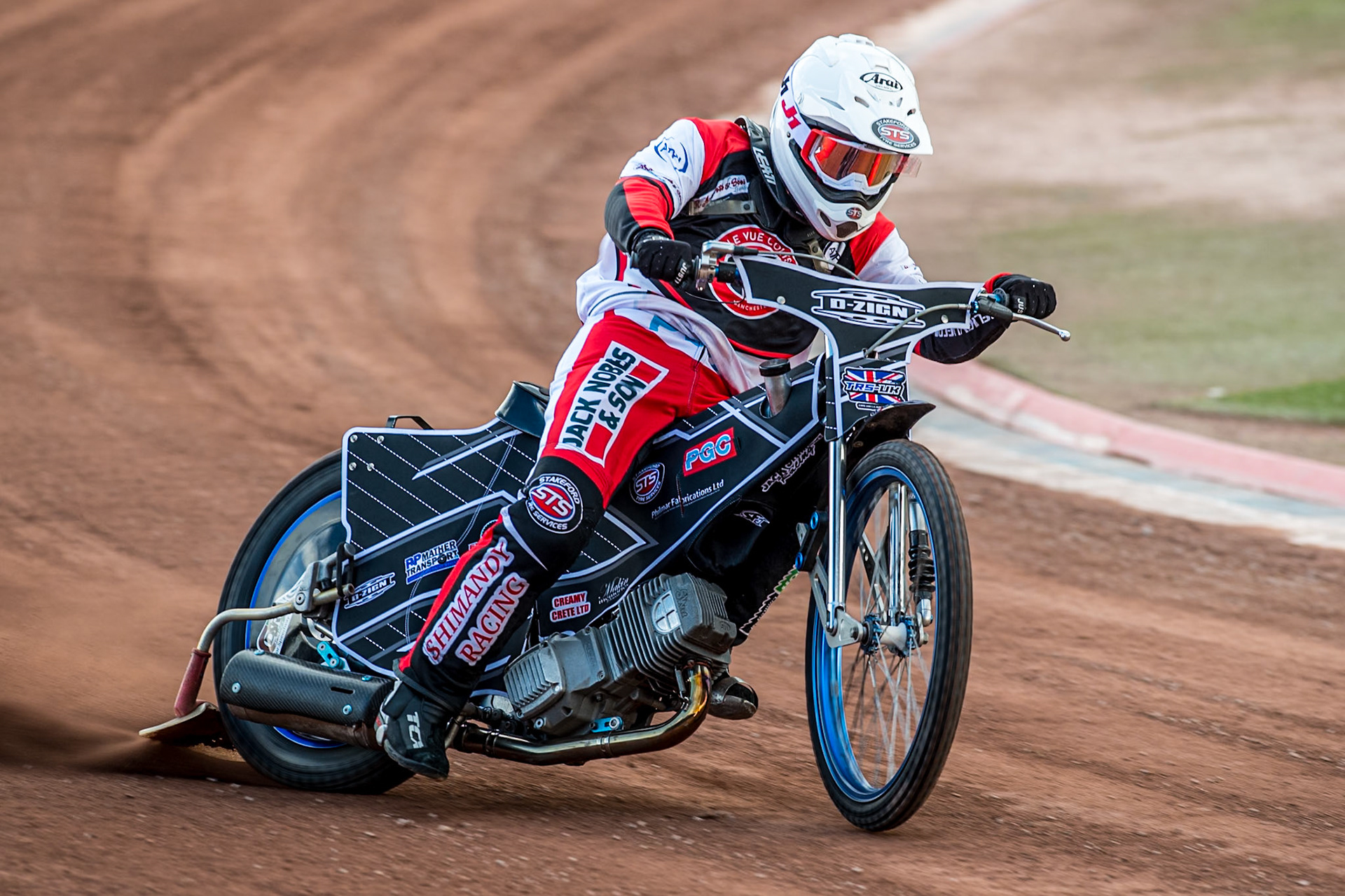 Jack Shimelt in action during the Belle Vue Aces Media Day at the National Speedway Stadium, Manchester on Wednesday 12th March 2025. (Photo: Ian Charles | MI News)