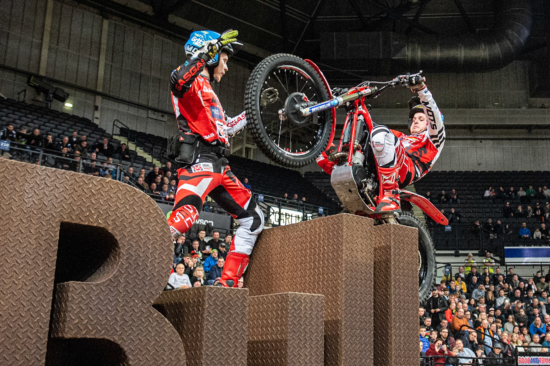 SHEFFIELD, ENGLAND  - DECEMBER 28TH Jack Price, UK (GasGas) on the Red Bull section 4   during the 25th Anniversary Sheffield Indoor Trial at the FlyDSA Arena, Sheffield on Saturday 28th December 2019. (Credit: Ian Charles | MI News)
