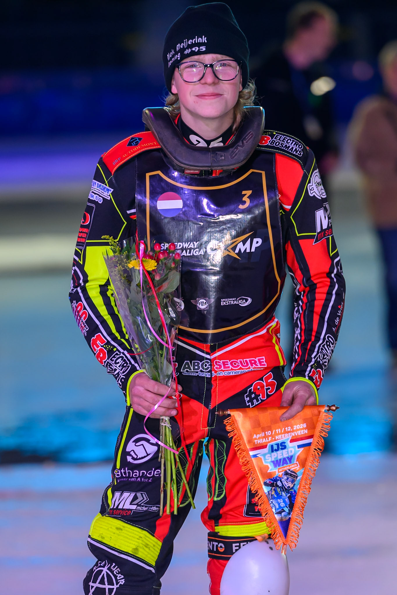 Niek Meijerink of The Netherlands during the ROELOF THIJS BOKAAL at Ice Rink Thialf, Heerenveen on Friday 10th April 2026.  (Photo: Ian Charles | MI News)