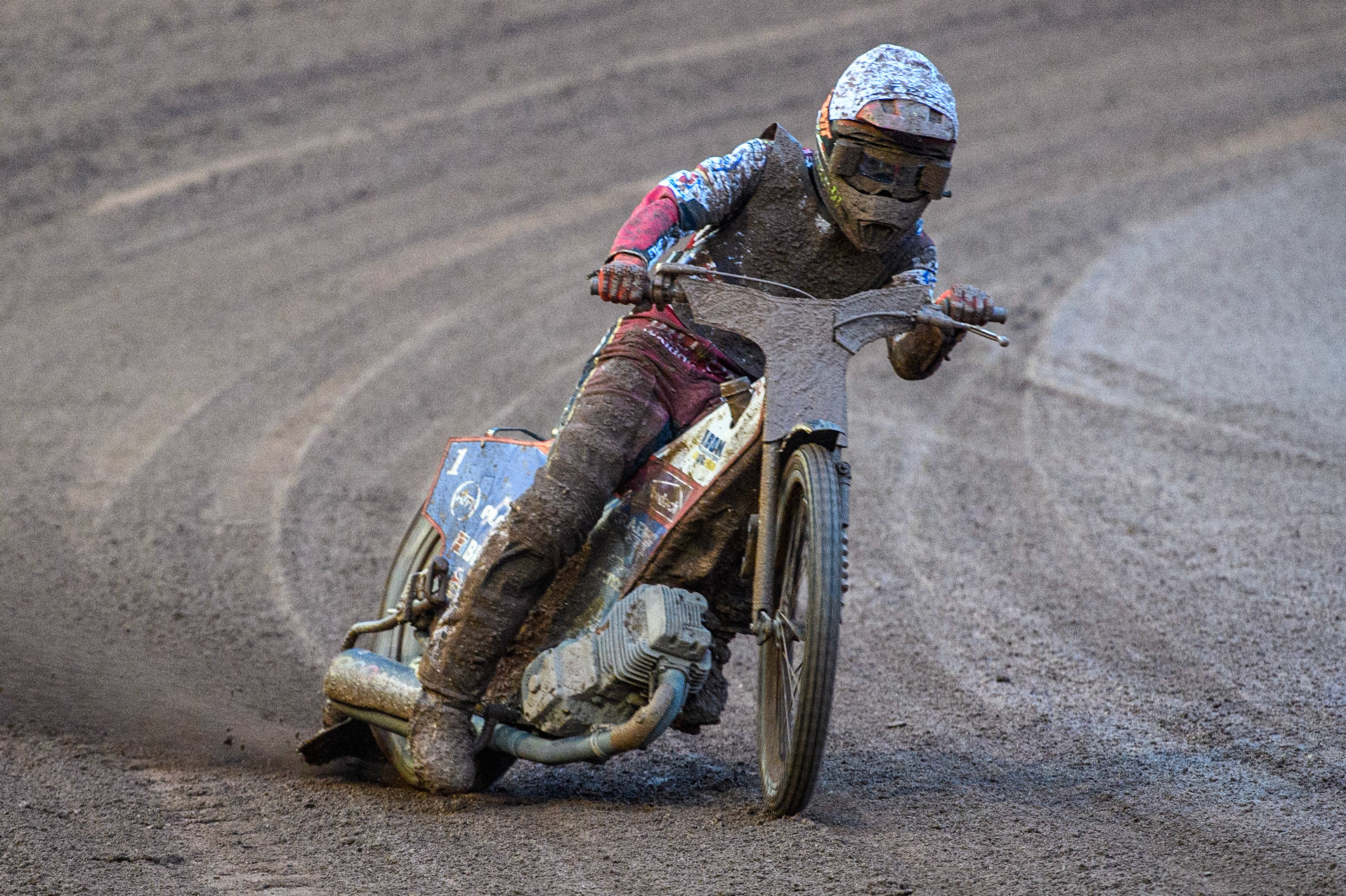 Dan Bewley in action  during the Sports Insure British Speedway Final at the National Speedway Stadium, Manchester on Monday 14th August 2023. (Photo: Ian Charles | MI News)