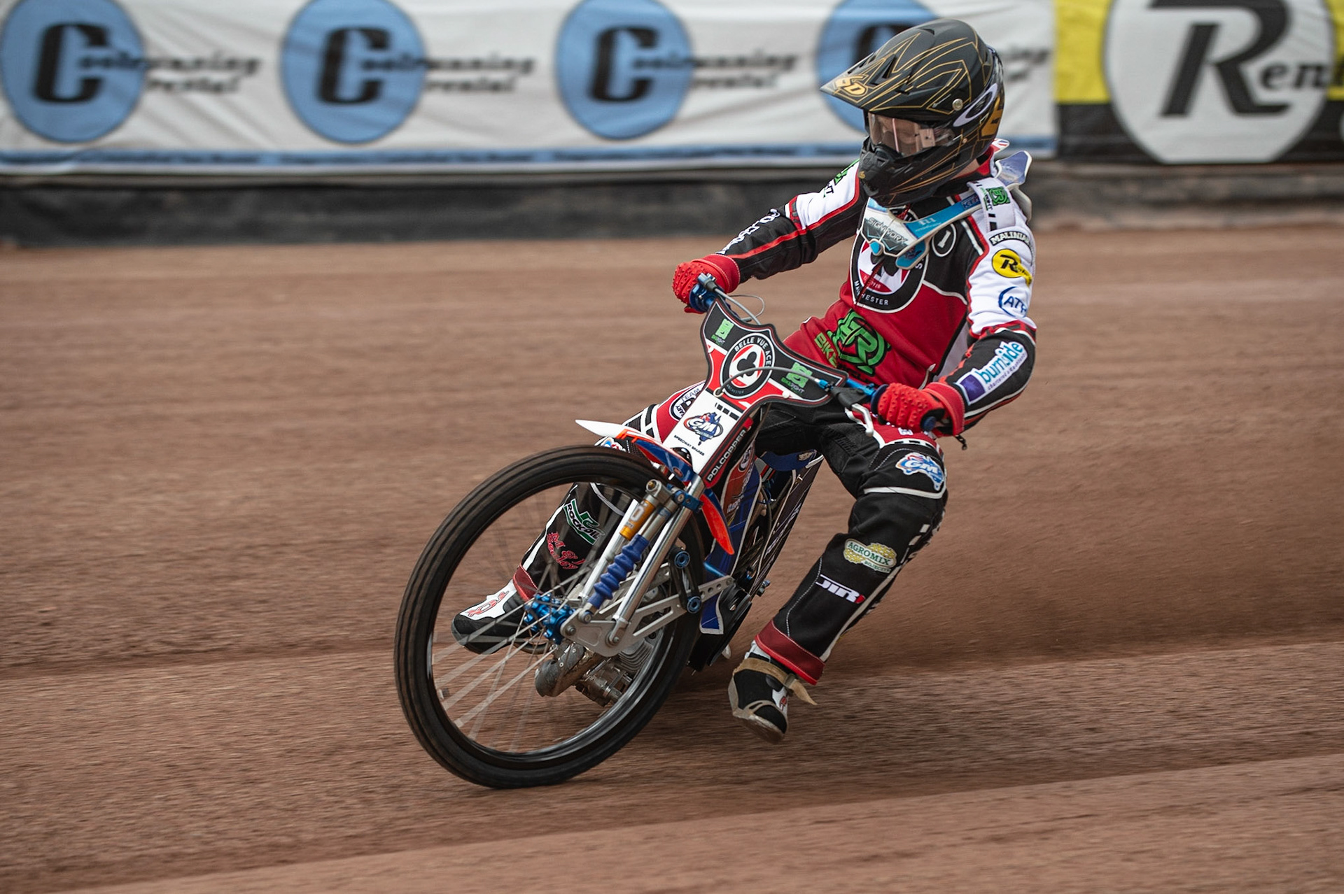 MANCHESTER, ENGLAND  - March 12  Brady Kurtz of Belle Vue Aces in action   during The Belle Vue Speedway Media Day, at The National Speedway Stadium, Manchester, on Thursday 12 March 2020.(Credit: Ian Charles | MI News)