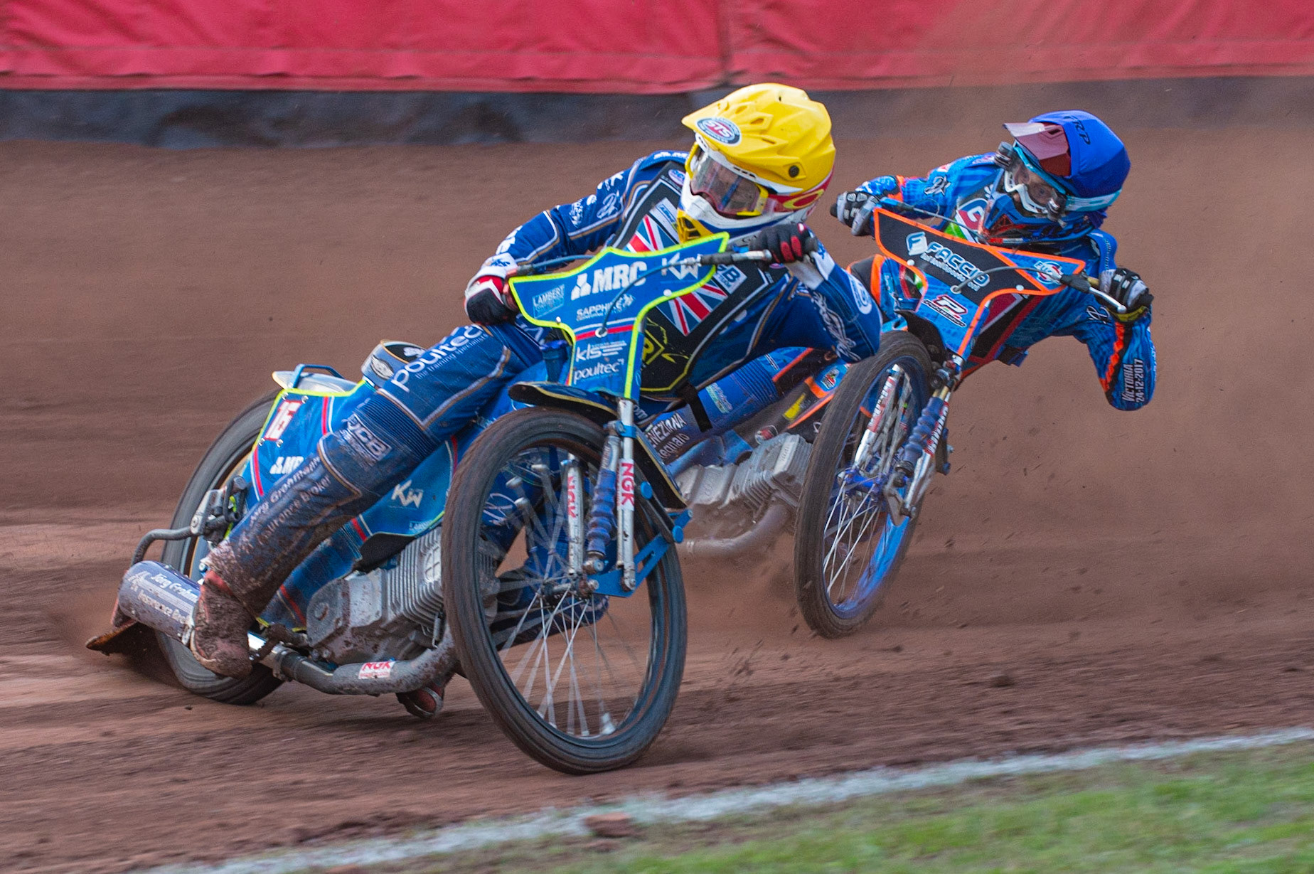 Photo by Ian Charles:

Robert Lambert (Yellow) leads Nico Covatti (Blue)


FIM Speedway Grand Prix World Championship - Qualifying Round 1, Peugeot Ashfield Stadium, Glasgow, 8 June 2019