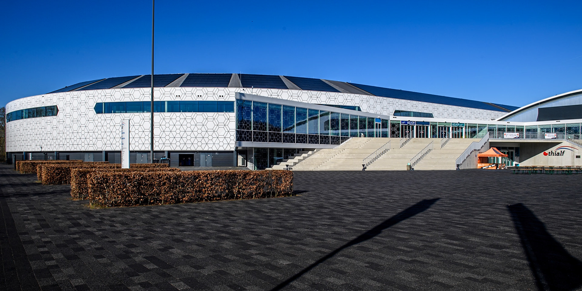 The Ice Stadium Thialf during the FIM Ice Speedway Gladiators World Championship, Final 4 at the Ice Stadium, Thialf, Heerenveen on Sunday 6th April 2025. (Photo: Ian Charles | MI News)