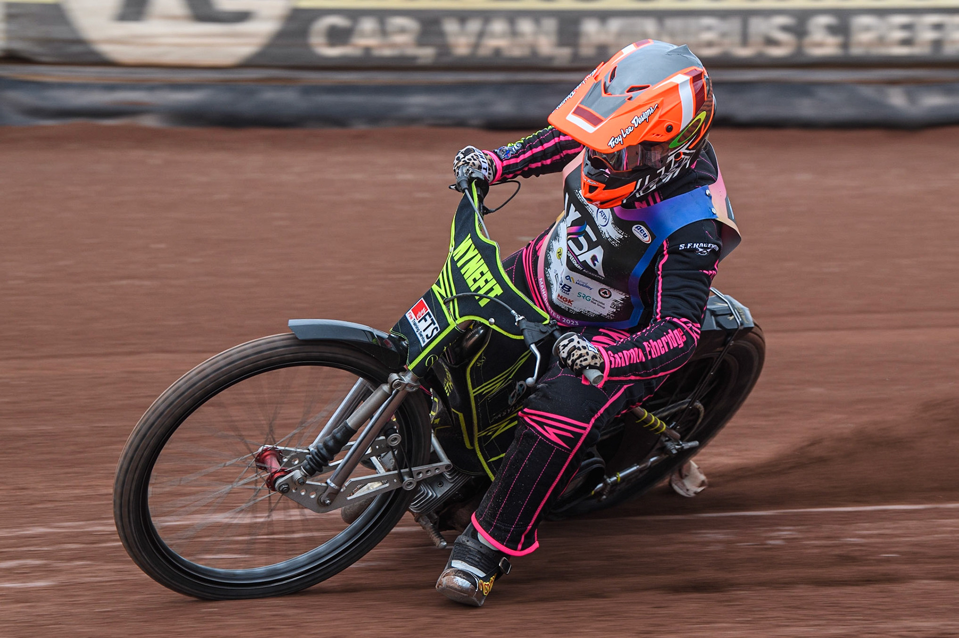 Bree Etheridge on track during the FIM Women's  Speedway Academy at the National Speedway Stadium, Manchester on Friday 4th August 2023. (Photo: Ian Charles | MI News)