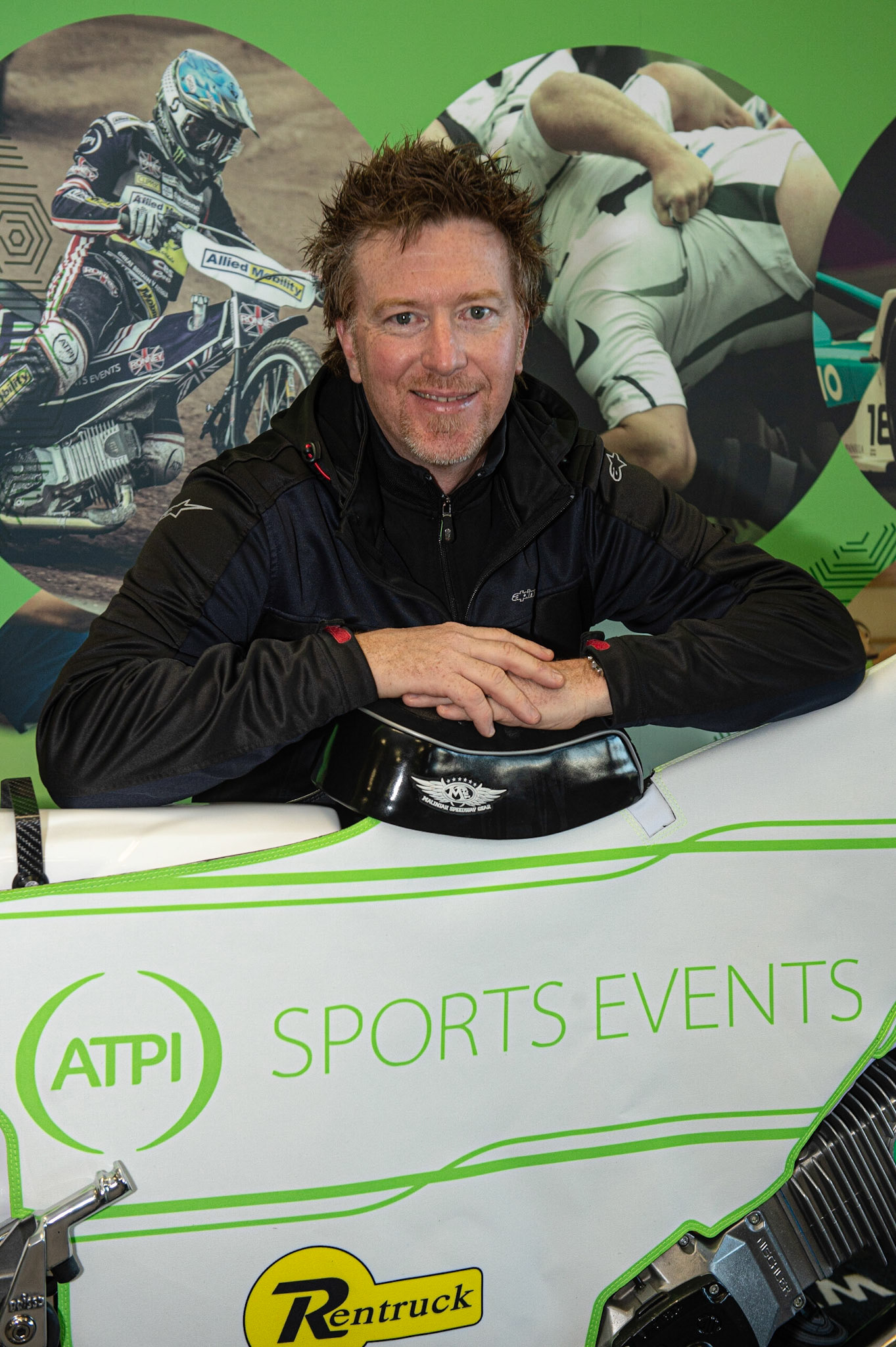 Photo: Ian Charles

Jason Crump at the opening of the Champion’s Lounge at The National Speedway Stadium

Belle Vue Aces v Swindon Robins, British Speedway Premiership, Belle Vue National Speedway Stadium, Manchester, Monday 20  May  2019