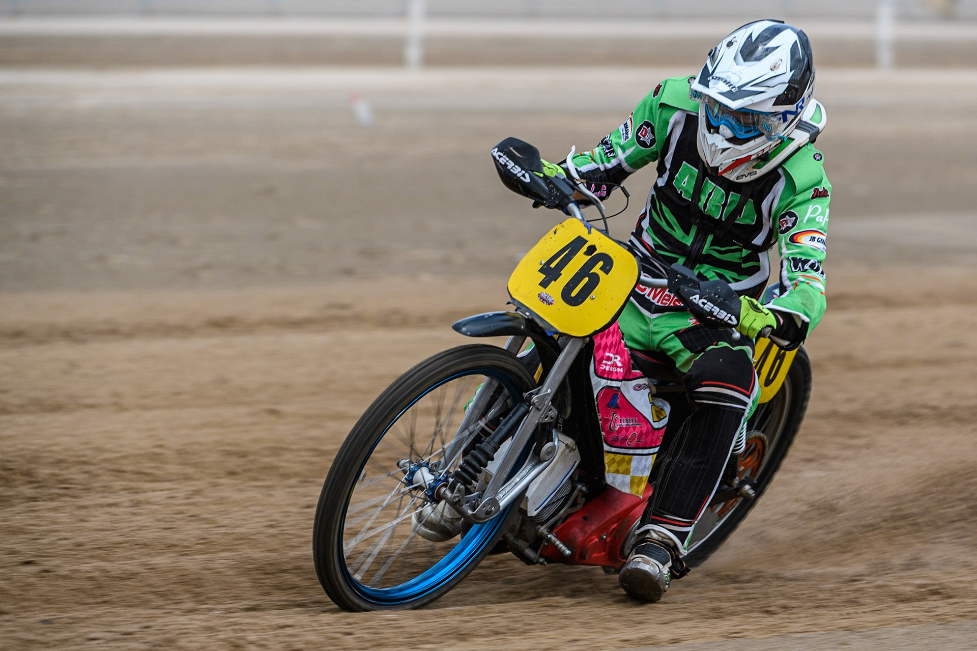Sam Hall (46) in practice during the Fylde ACU British Sand Racing Masters Championship at  St Annes on Sea, Lancashire on Sunday 30th July 2023. (Photo: Ian Charles | MI News)