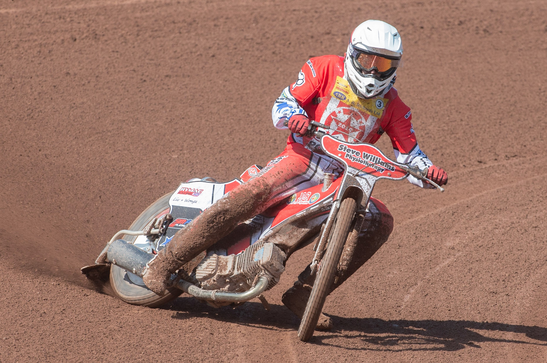 Photo: Ian Charles

Luke Chessell in action 

Belle Vue Colts v Stoke Potters, National League, Belle Vue National Speedway Stadium, Manchester, Friday 19  April  2019