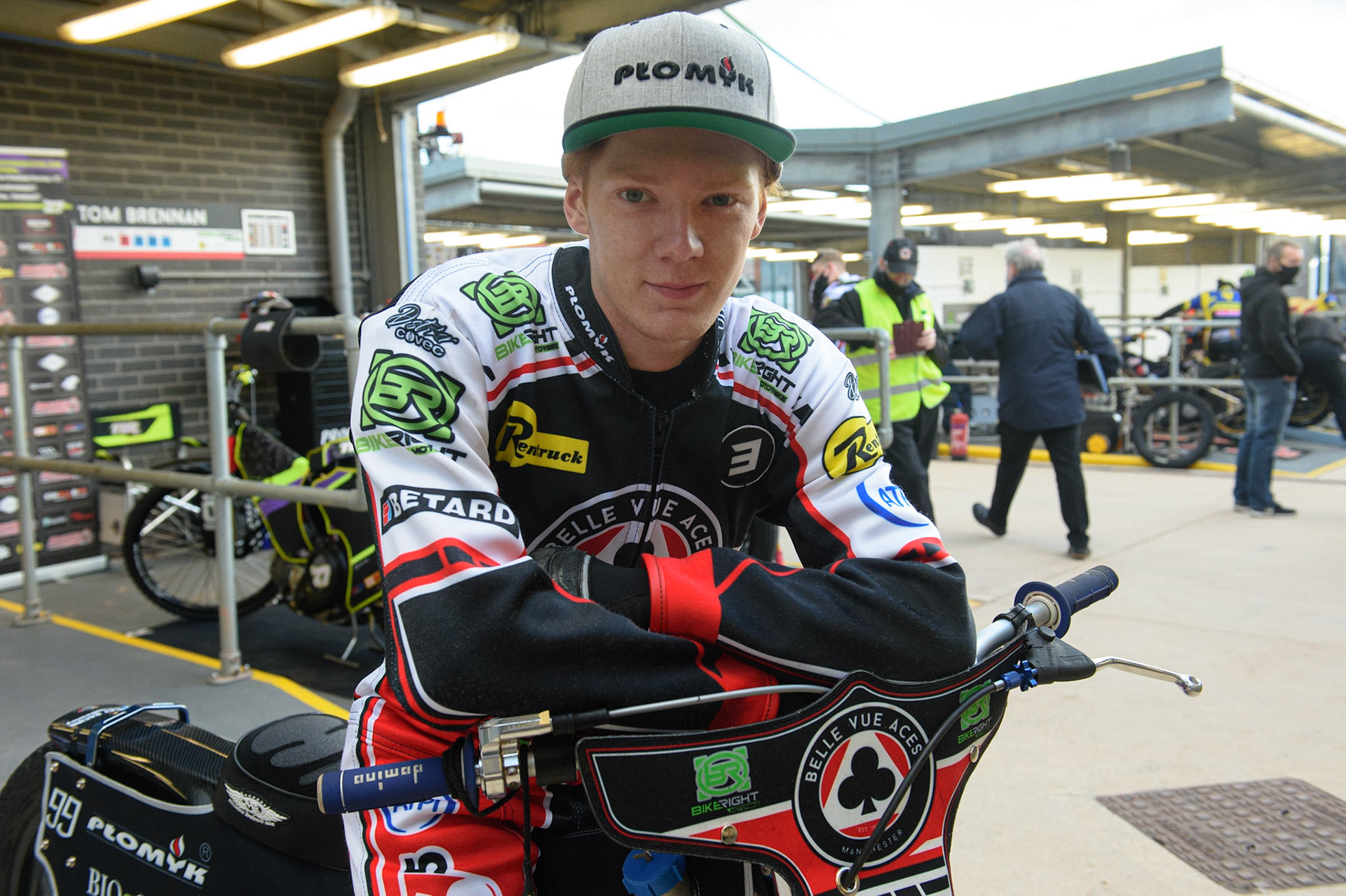 Photo: Ian CharlesDan Bewley  - Belle Vue BikeRight Aces Belle Vue Aces v Sheffield Tigers, British Speedway Premier League, National Speedway Stadium, Manchester Monday  17  May  2021