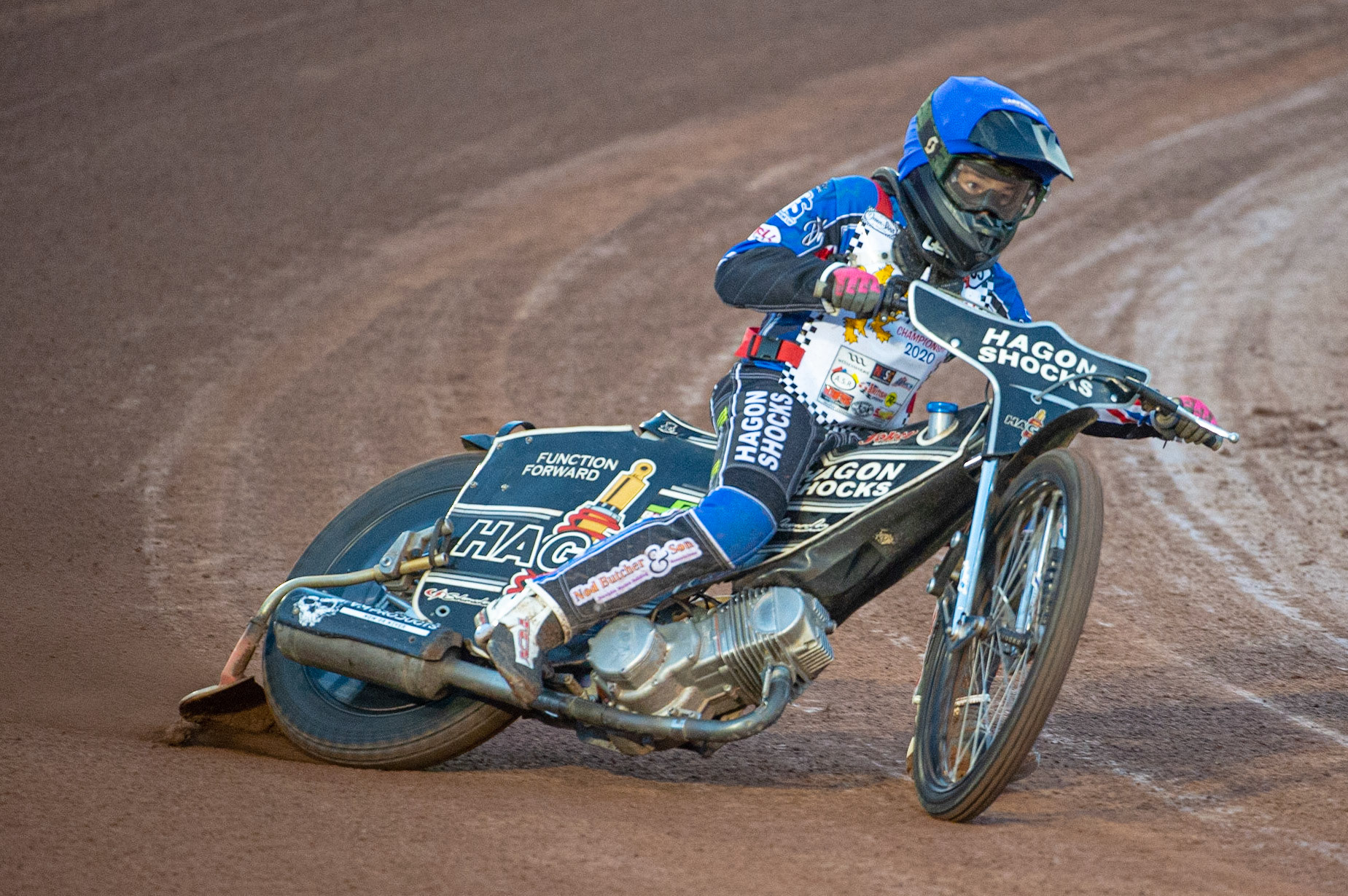 Photo: Ian CharlesJody Scott in action (250cc Class)British Youth Speedway Championship (Round 5), National Speedway Stadium, Manchester Saturday  10  October  2020