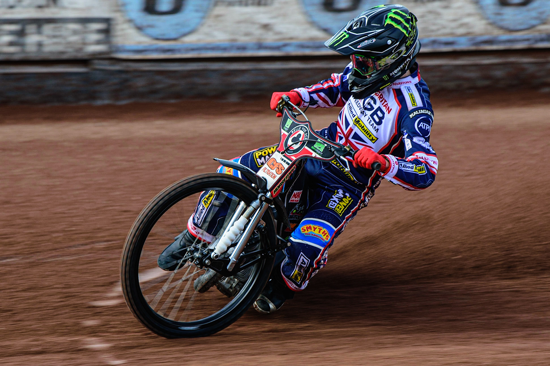 MANCHESTER, UK. MAR 14TH Dan Bewley, former Belle Vue rider gets some practice laps in during the Belle Vue Speedway Media Day at the National Speedway Stadium, Manchester on Monday 14th March 2022. (Credit: Ian Charles | MI News)
