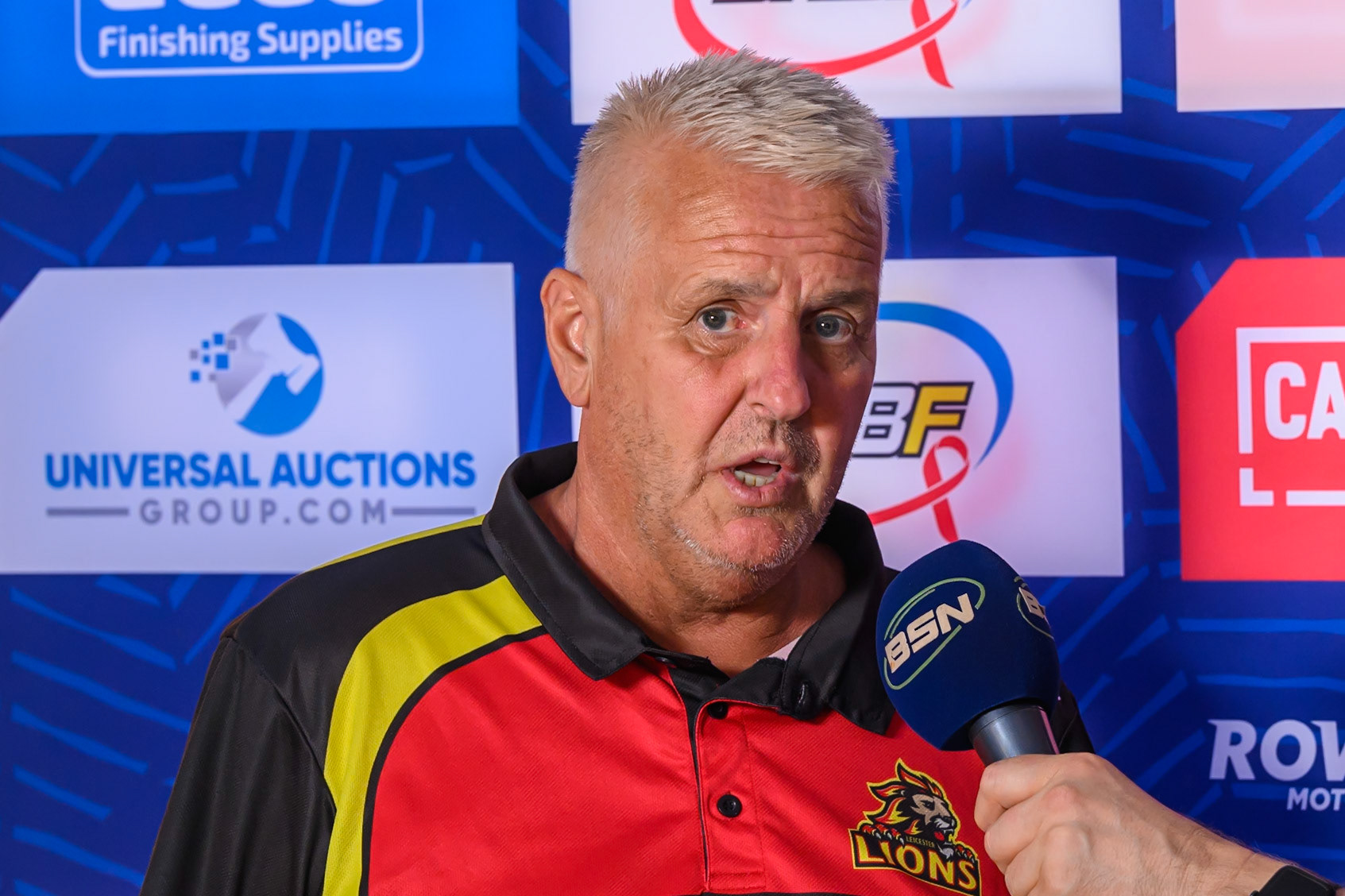 Stewart Dickson Team Manager of Leicester Lions during the Rowe Motor Oil Premiership match between Leicester Lions and Belle Vue Aces at the Hydroscan Arena, Leicester on Thursday 23rd July 2026. (Photo: Ian Charles | MI News)