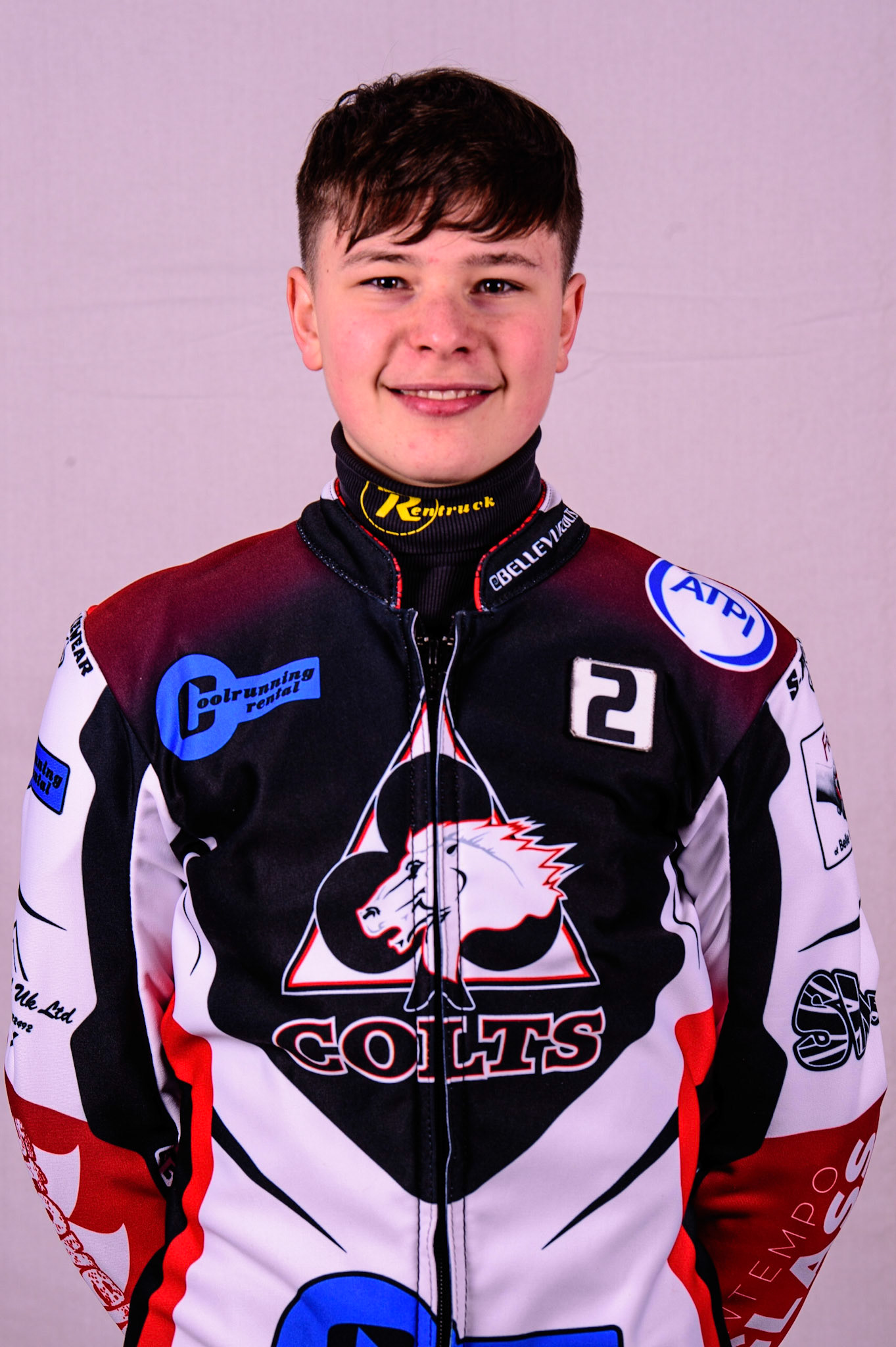 MANCHESTER, UK. MAR 14TH Sam McGurk - Belle Vue 'Cool Running' Colts during the Belle Vue Speedway Media Day at the National Speedway Stadium, Manchester on Monday 14th March 2022. (Credit: Ian Charles | MI News)