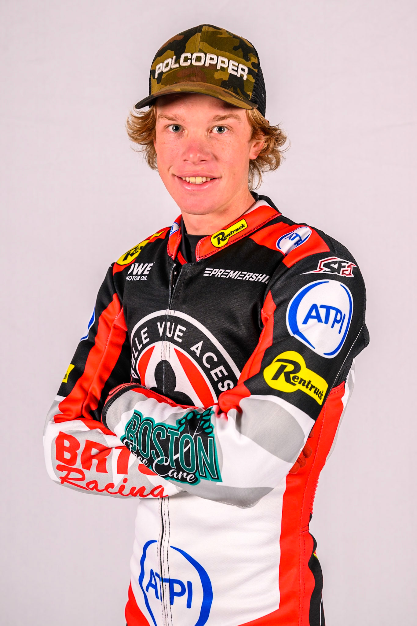 Tate Zischke of Belle Vue Aces during the Belle Vue Aces Media Day at the National Speedway Stadium, Manchester on Wednesday 11th March 2026. (Photo: Ian Charles | MI News)