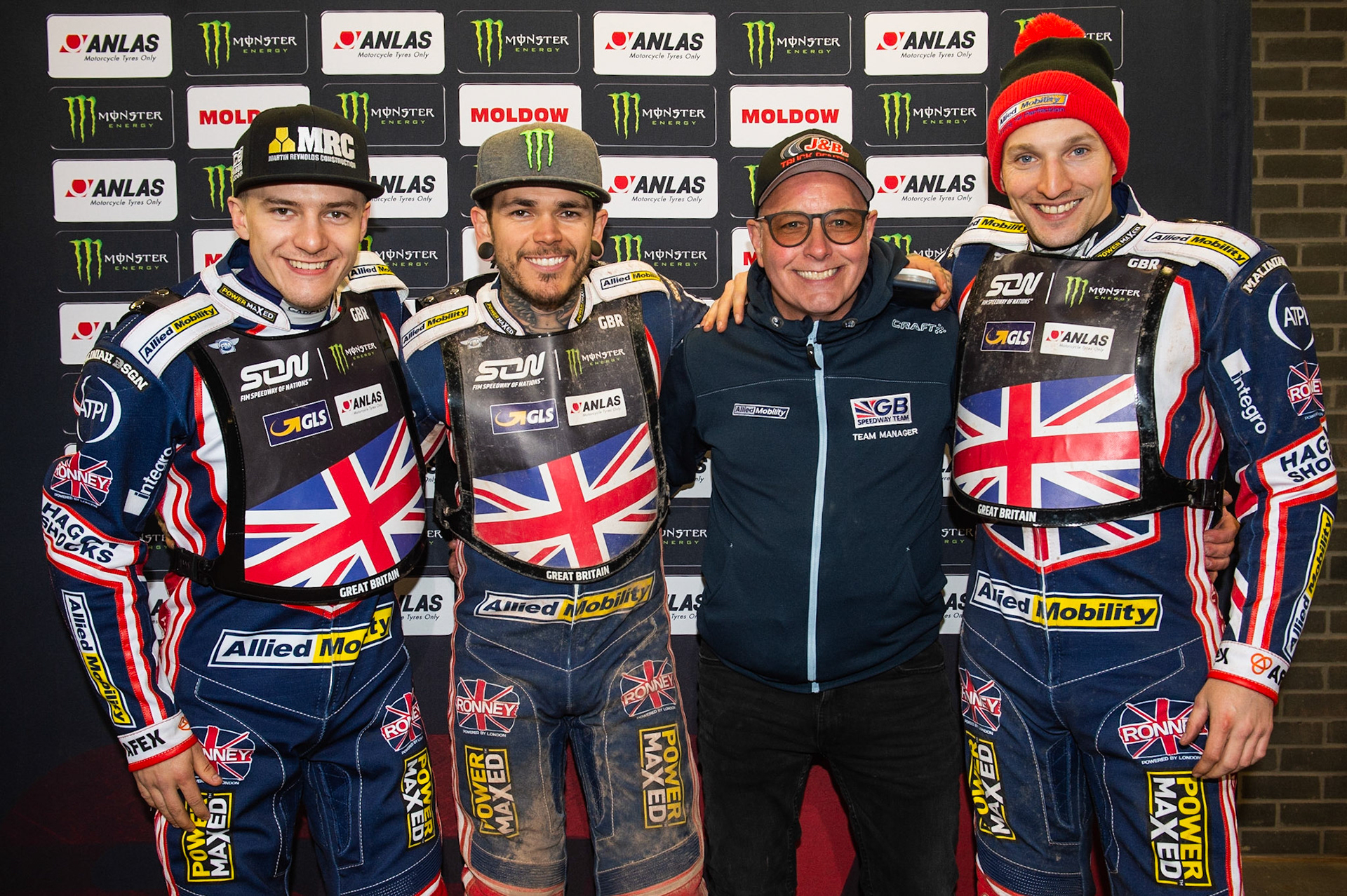 Photo: Ian Charles

Team GB: Robert Lambert, Tai Woffinden, Alun Rossiter, Craig Cook

Monster Energy FIM Speedway Of Nations, Race Off 2, Belle Vue National Speedway Stadium, Manchester 7 May  2019