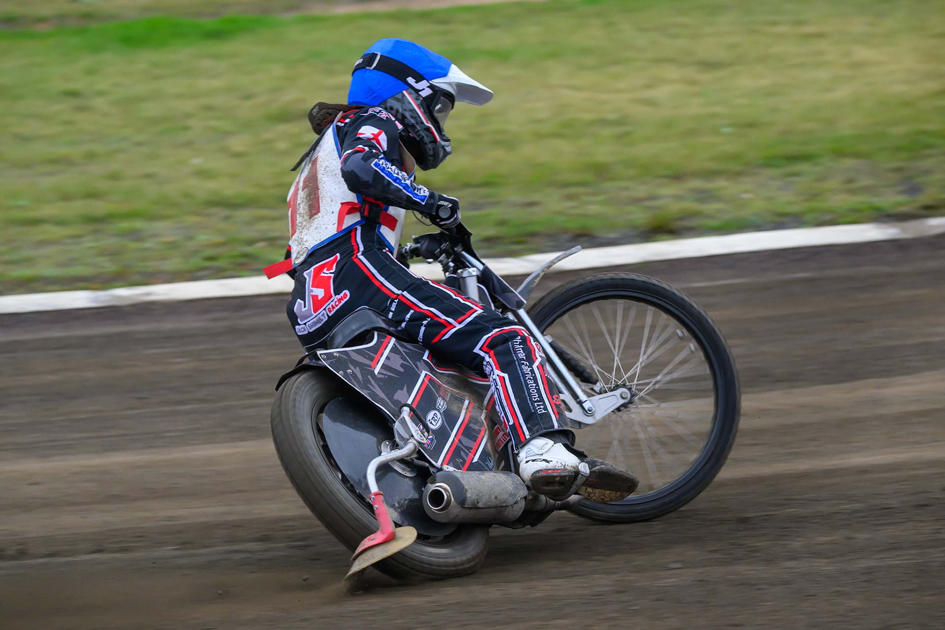 Jack Shimelt in action during the Derbyshire Open at Hi-Edge Speedway, Buxton on Sunday 27th September 2026. (Photo: Ian Charles | MI News)