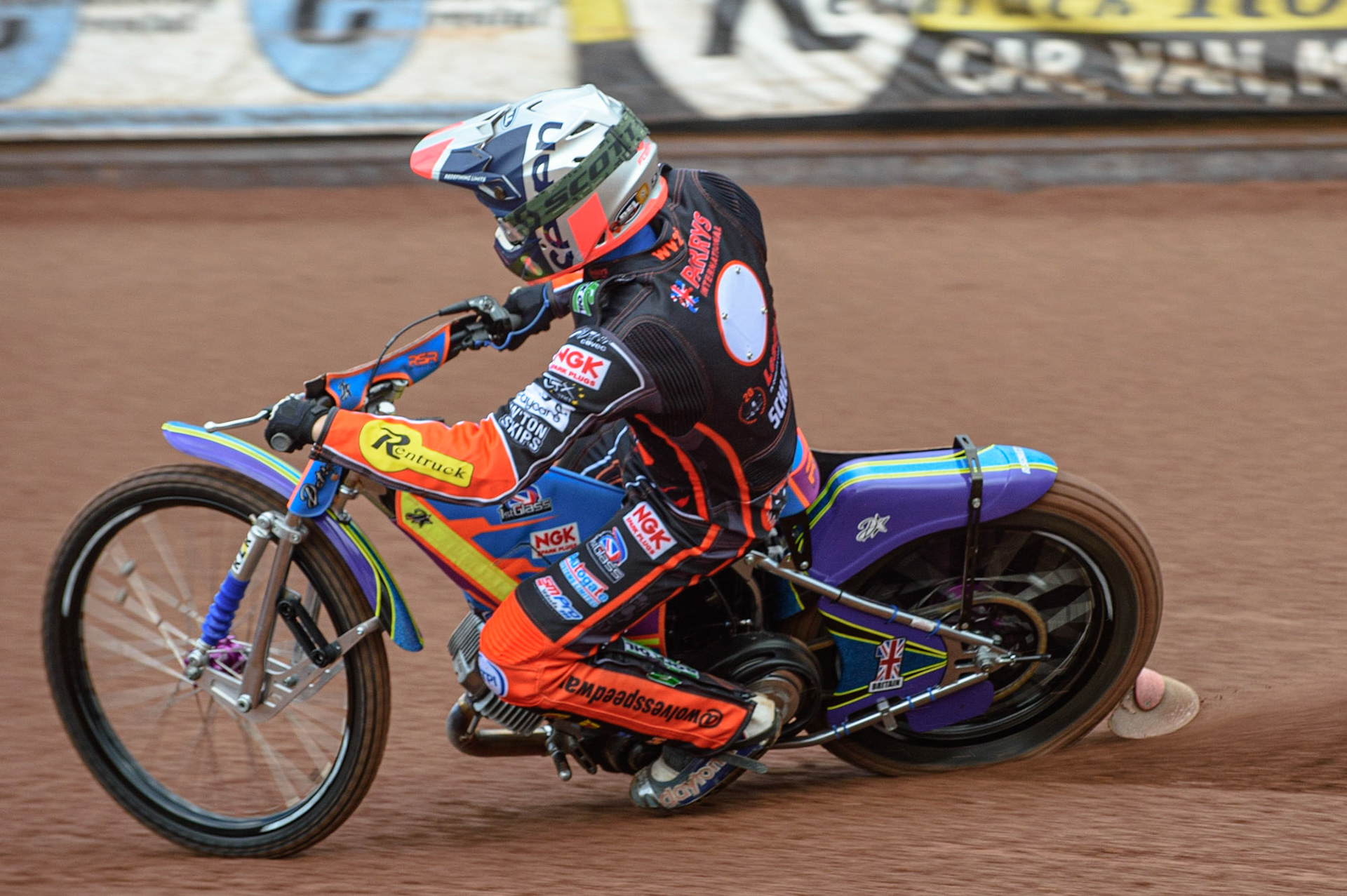 Photo: Ian CharlesRory Schlein In ActionDiscovery Networks Eurosport Speedway Season Launch, National Speedway Stadium, Manchester Wednesday  12  May  2021