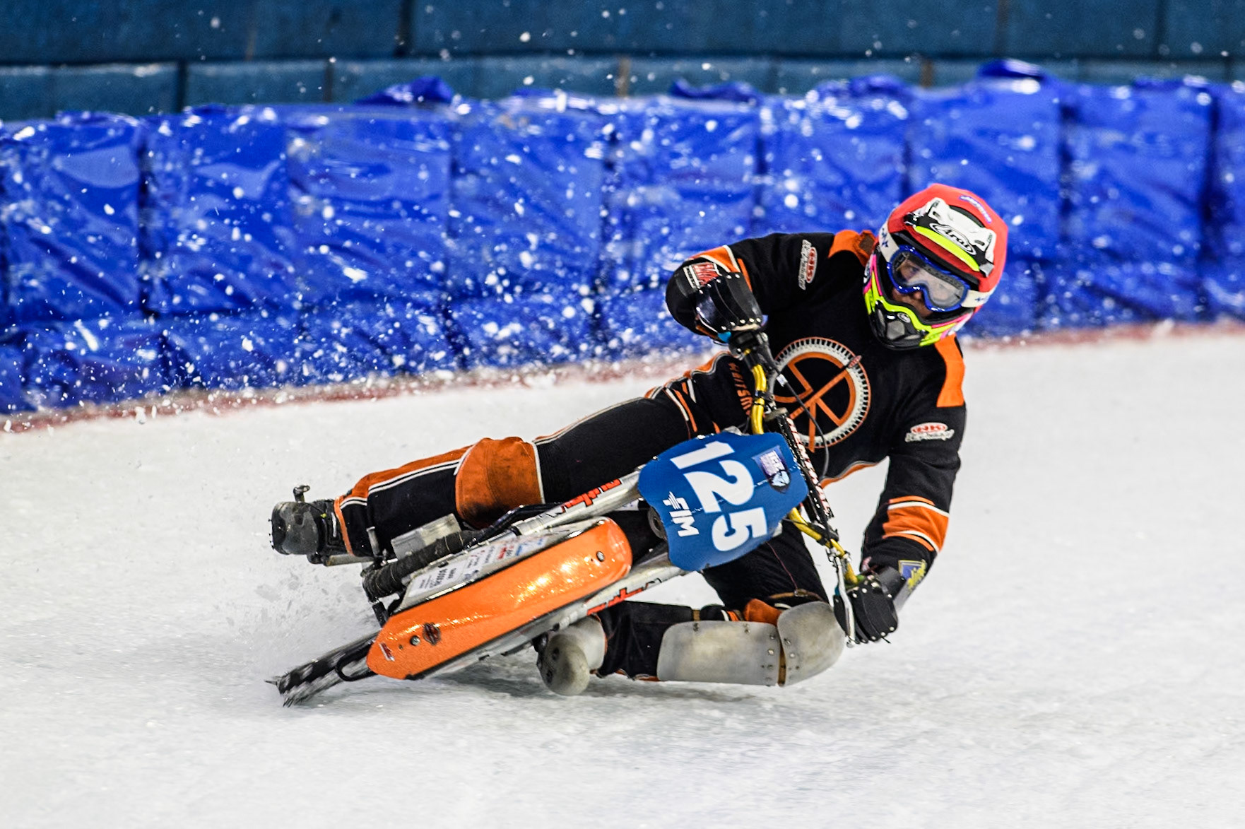 Sebastian Reitsma of The Netherlands in action during the Roelof Thijs Bokaal, Ice Rink Thialf, Heerenveen, Netherlands on Friday 4th April 2025. (Photo: Ian Charles | MI News)