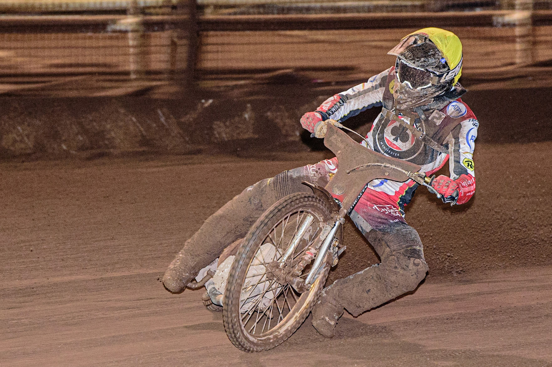 Norick Blodorn  in action  for Belle Vue ‘ATPI’ Aces  during the Sheffield Tigers vs Belle Vue Aces meeting in the SGP Premiership at Owlerton Stadium, Sheffield on Thursday 23rd March 2023. (Photo: Ian Charles | MI News)