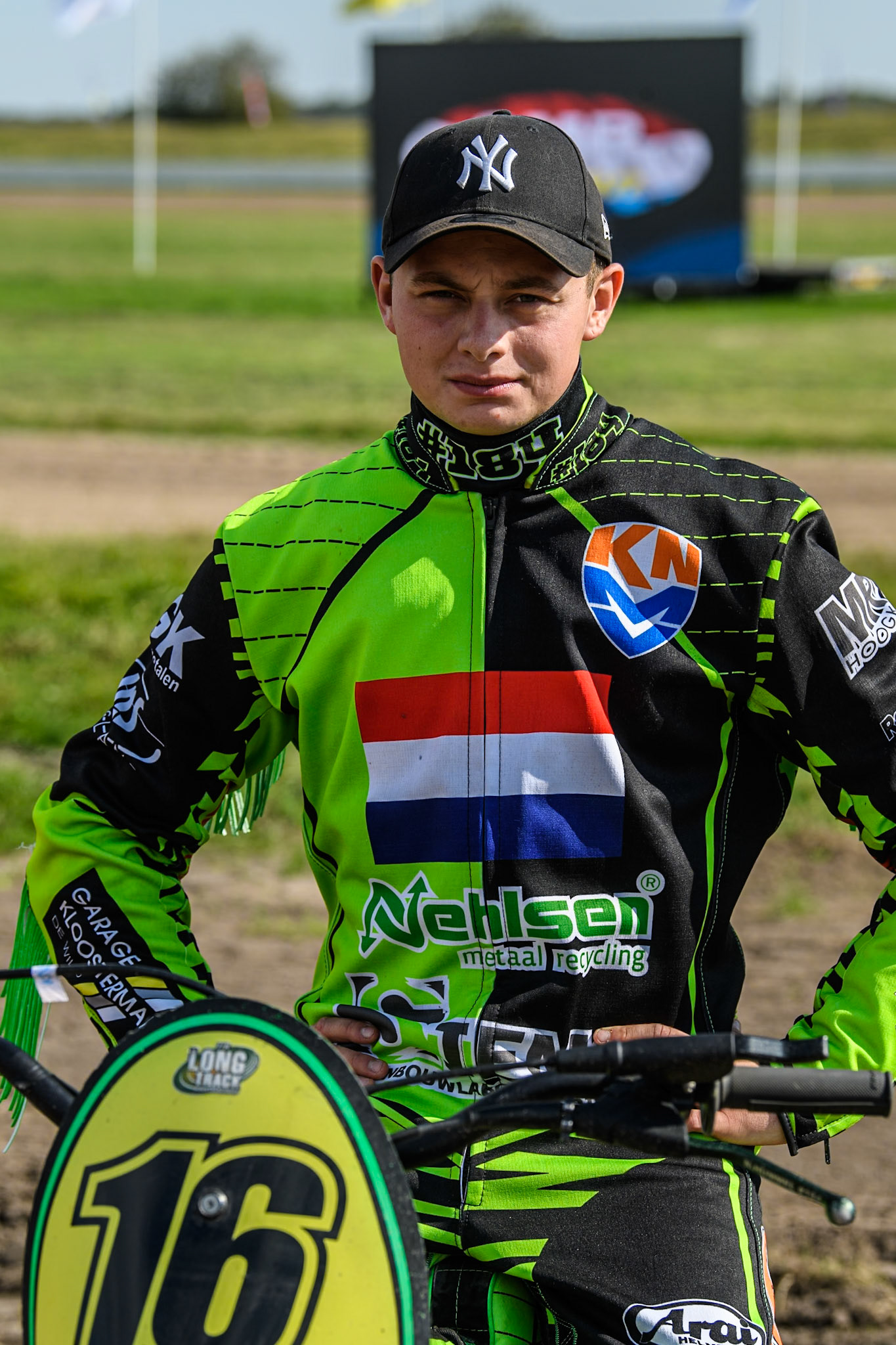 Nigel Hummel of The Netherlands during the FIM Long Track World Championship Final 5 at the Speed Centre Roden, Roden, Netherlands on Sunday 22nd September 2024. (Photo: Ian Charles | MI News)