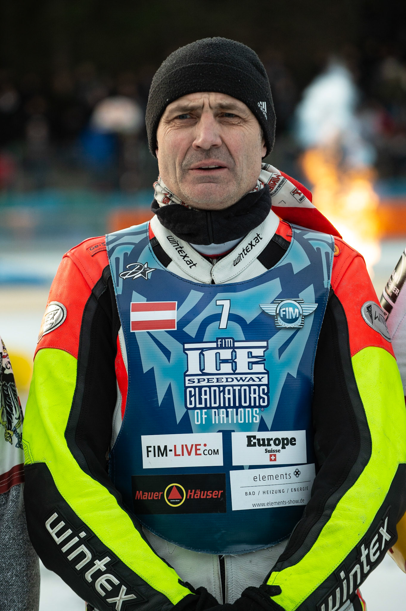 BERLIN GERMANY  - February 29  Harald Simon of Austria  during theIce Speedway of Nations (Day 1) at the Horst-Dohm-Eisstadion, Berlin,  on Saturday 29 February 2020. (Credit: Ian Charles | MI News)