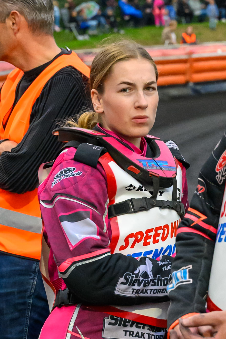 Hannah Grunwald of Germany during the Gouden KENNY Helm at Speedway Veenoord, Veenoord in the Netherlands on Saturday 19th September 2026. (Photo: Ian Charles | MI News)