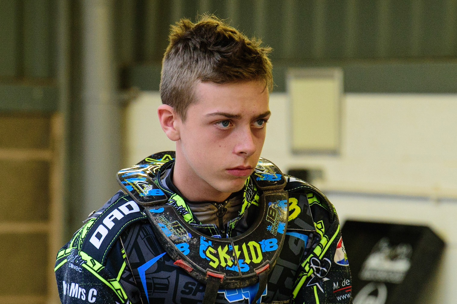 MANCHESTER, UK. JUN 24TH Ace Pijper  - Berwick Bullets   during the National Development League match between Belle Vue Colts and Berwick Bullets at the National Speedway Stadium, Manchester on Friday 24th June 2022. (Credit: Ian Charles | MI News)
