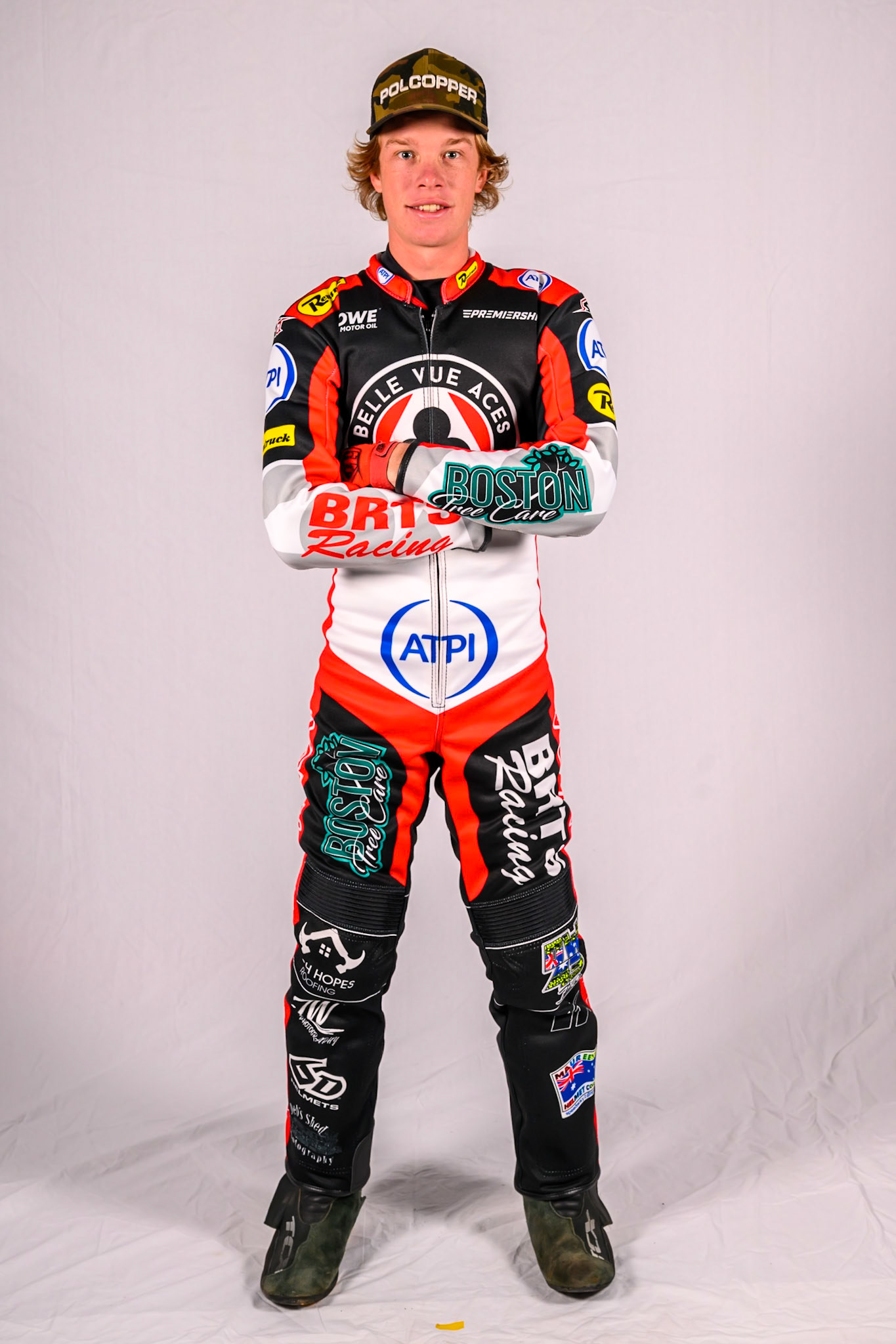 Tate Zischke of Belle Vue Aces during the Belle Vue Aces Media Day at the National Speedway Stadium, Manchester on Wednesday 11th March 2026. (Photo: Ian Charles | MI News)