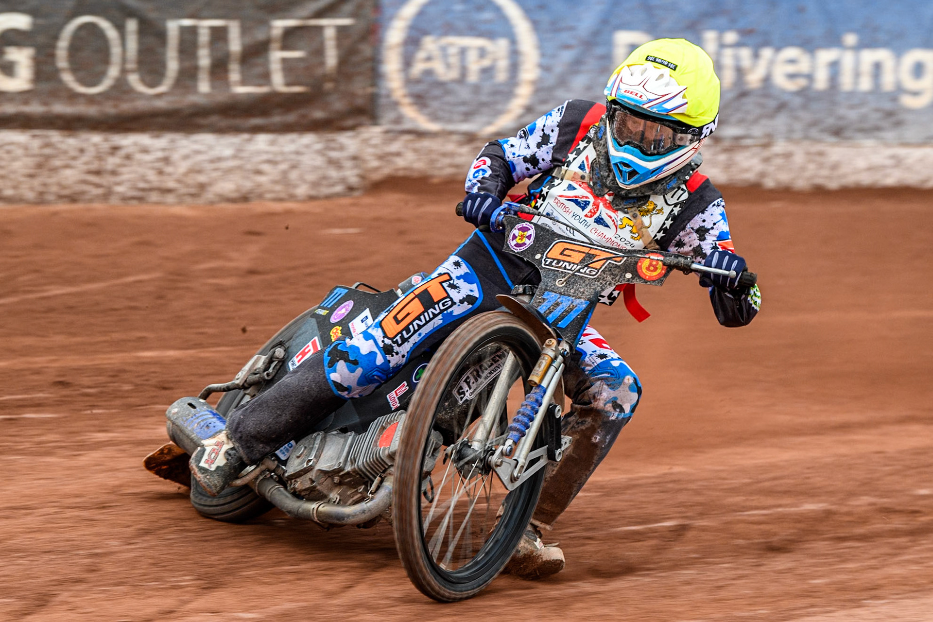 Billy Budd (500cc)   in action during the British Youth 500cc Championships at the National Speedway Stadium, Manchester on Friday 2nd August 2024. (Photo: Ian Charles | MI News)