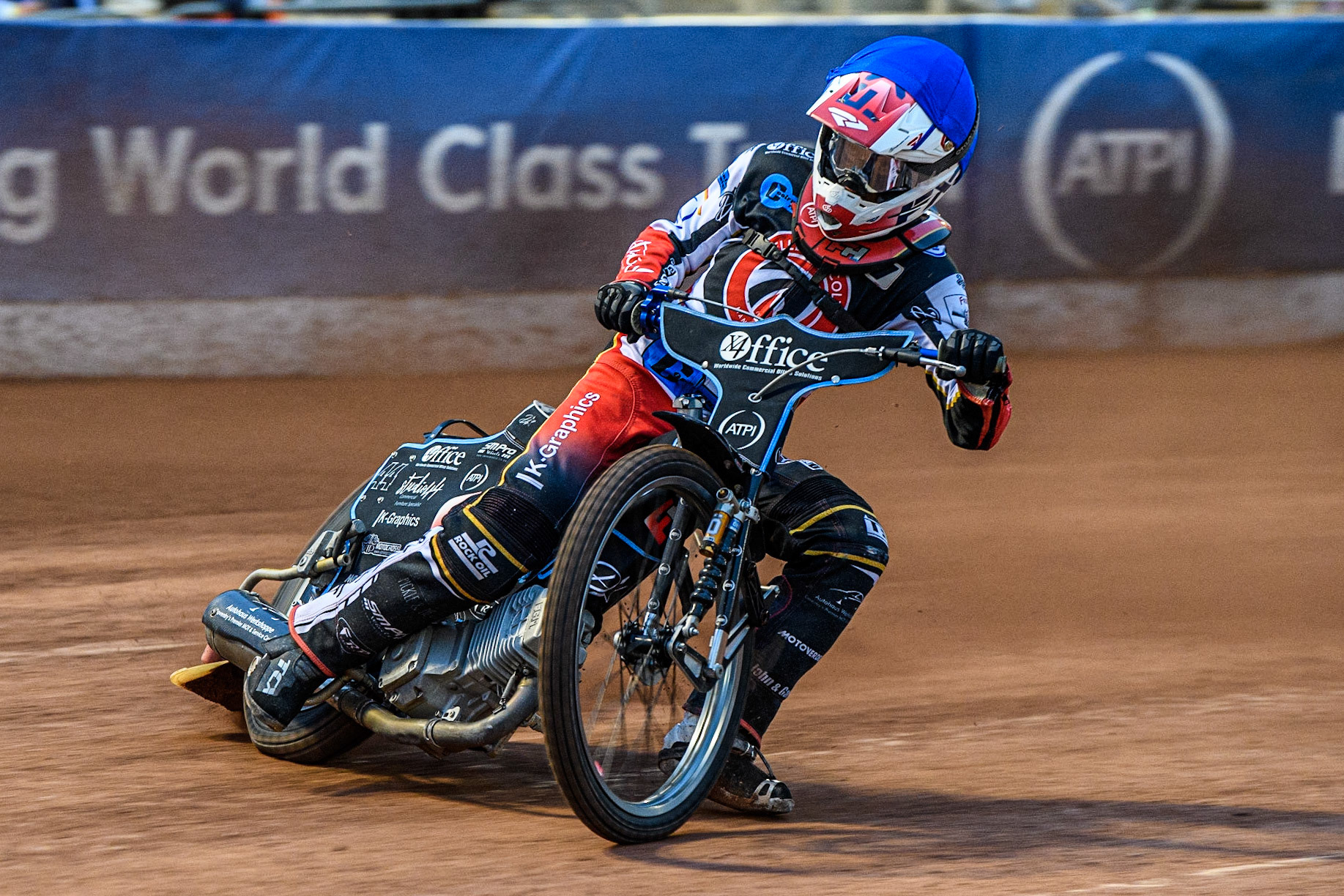 Freddy Hodder  in action for Belle Vue Cool Running Colts  during the National Development League match between Belle Vue Colts and Oxford Chargers at the National Speedway Stadium, Manchester on Friday 12th May 2023. (Photo: Ian Charles | MI News)