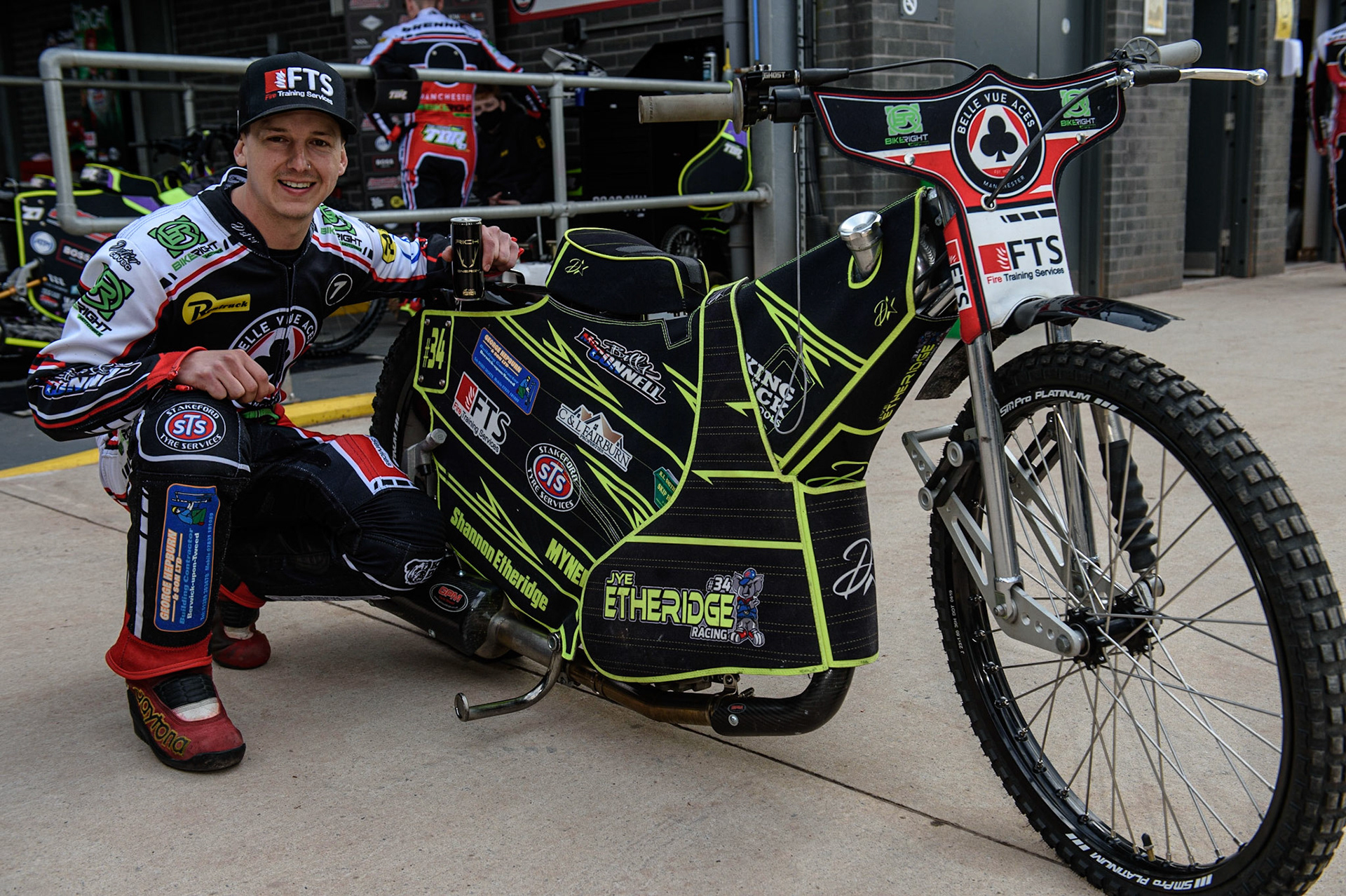 Photo: Ian CharlesJye Etheridge - Belle Vue AcesBelle Vue Press &amp; Practice, , National Speedway Stadium, Manchester Thursday  13  May  2021