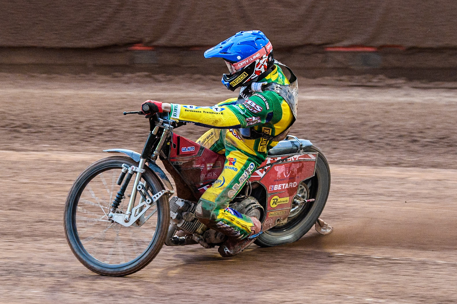 Max Fricke of Australia in action during the Monster Energy FIM Speedway of Nation Semi Final 2 at the National Speedway Stadium, Manchester on Wednesday 10th July 2024. (Photo: Ian Charles | MI News)
